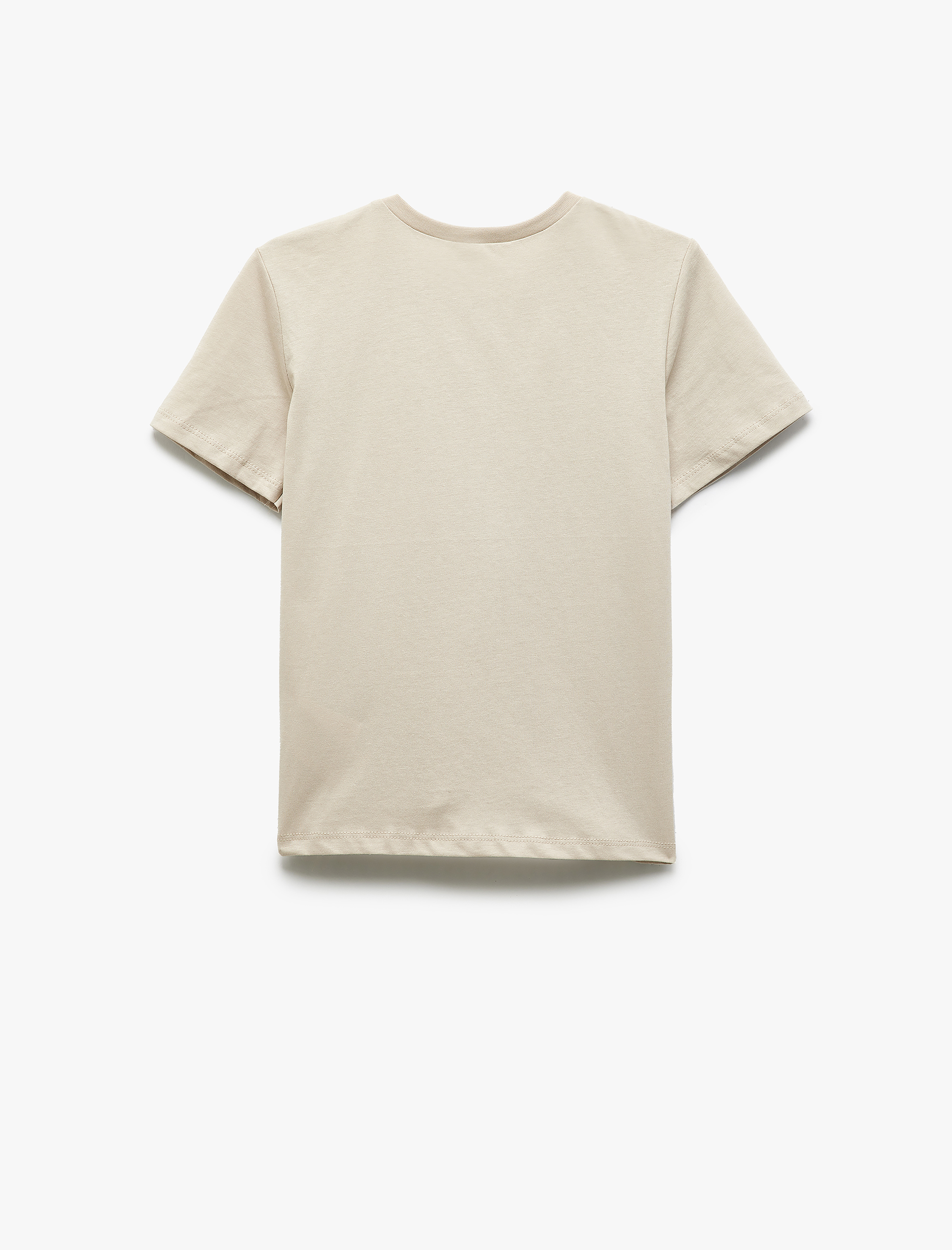  Erkek Çocuk Bisiklet Yaka Pamuklu Baskılı Kısa Kollu Tişört