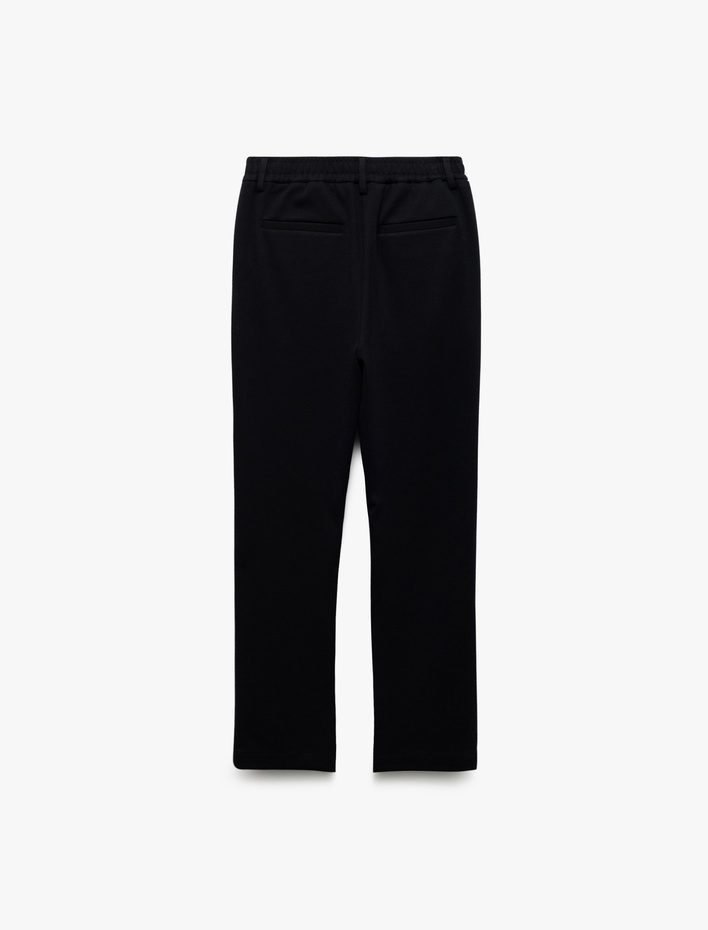  Normal Bel Cep Detaylı Düğmeli Chino Pantolon