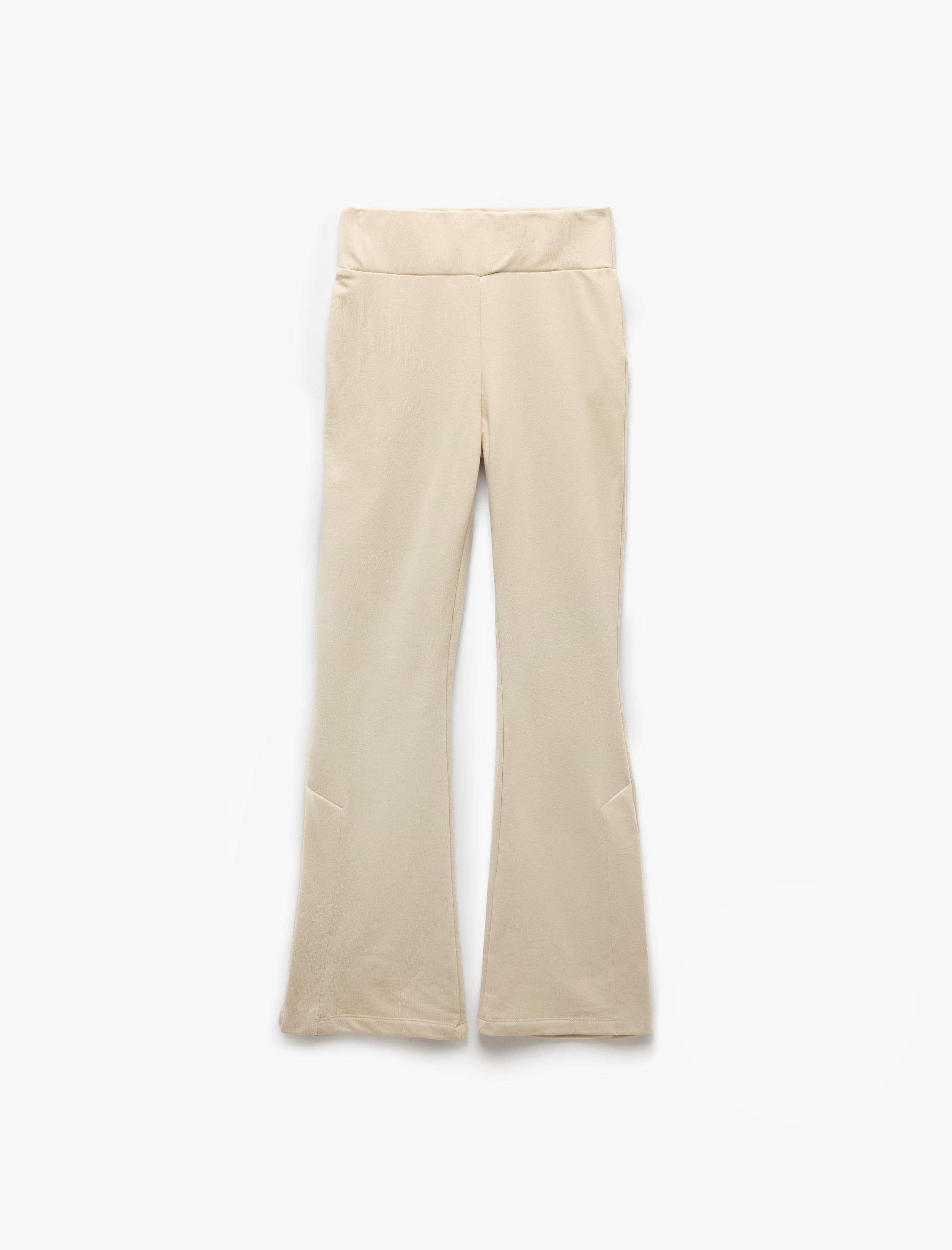 Slim Fit Üç İplik İspanyol Paça Eşofman Altı