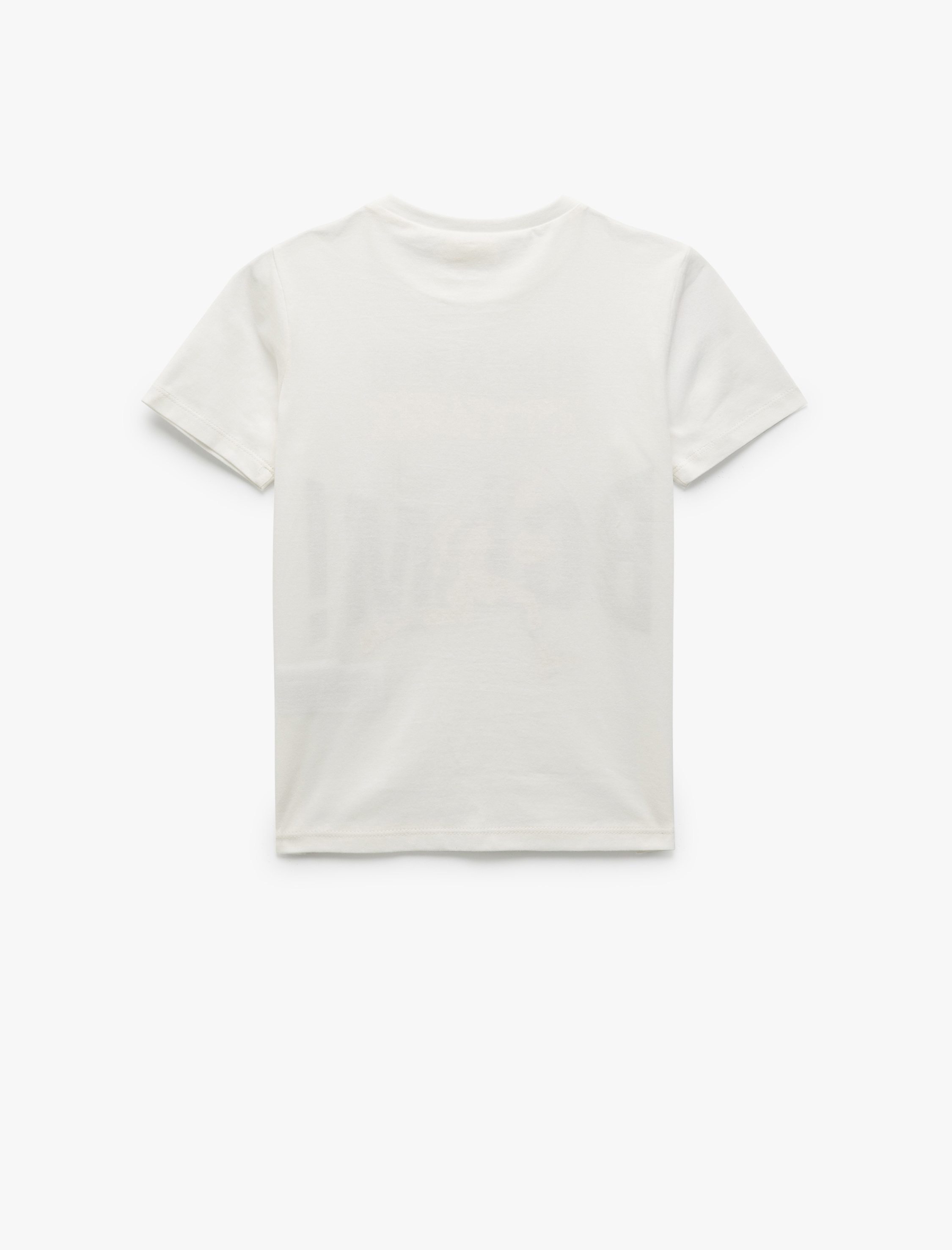  Erkek Çocuk Basketbol Baskılı Bisiklet Yaka Kısa Kollu Pamuklu Tişört