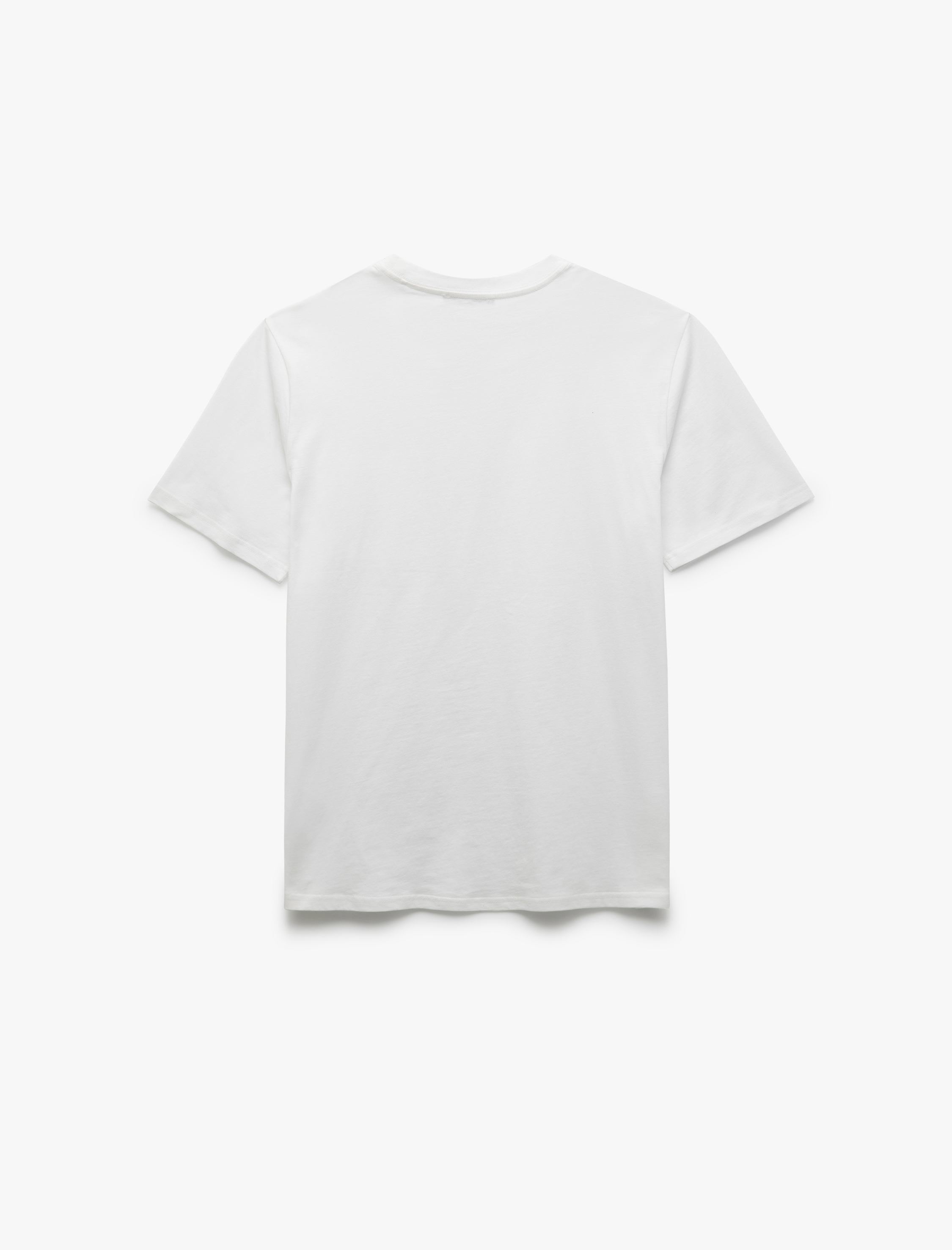   Bisiklet Yaka Cepli Regular Fit Pamuklu Kısa Kollu Erkek Basic Tişört