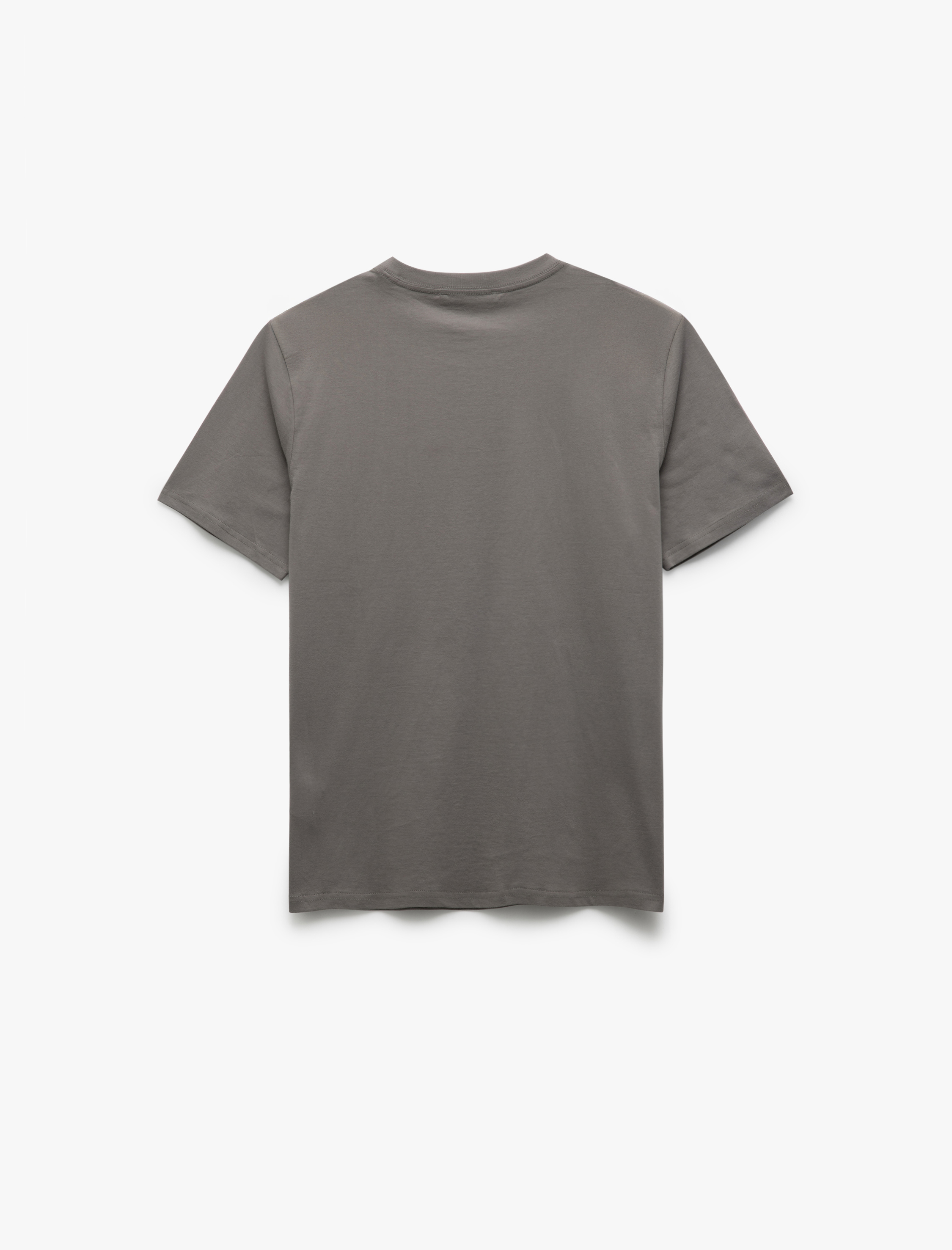   Bisiklet Yaka Cepli Regular Fit Pamuklu Kısa Kollu Erkek Basic Tişört