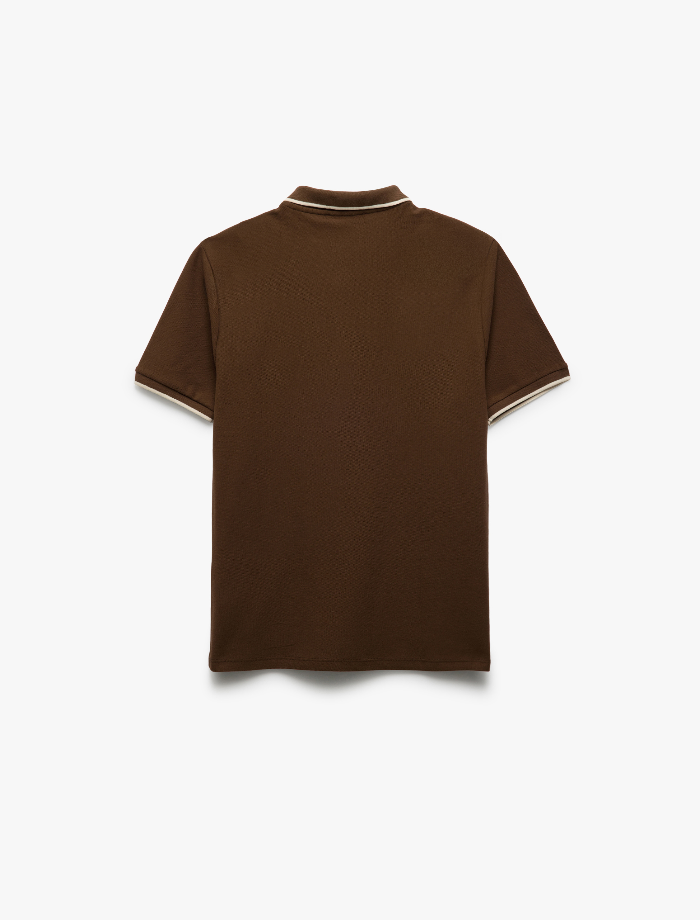 Pamuklu Cep Detaylı Pike Kumaş Slim Fit Polo Yaka Tişört
