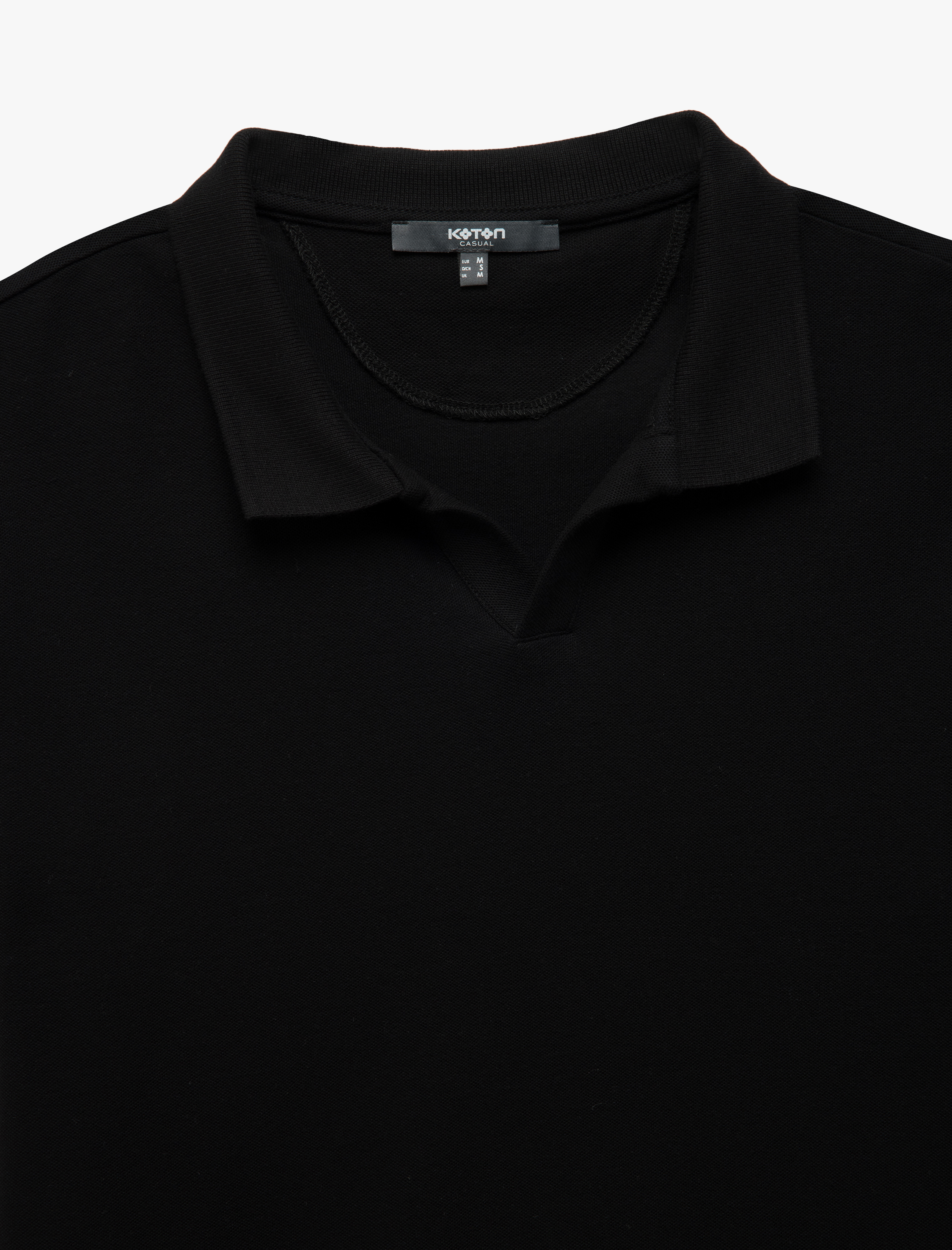   Pamuklu Kısa Kollu Pike Kumaş Polo Yaka Slim Fit Tişört