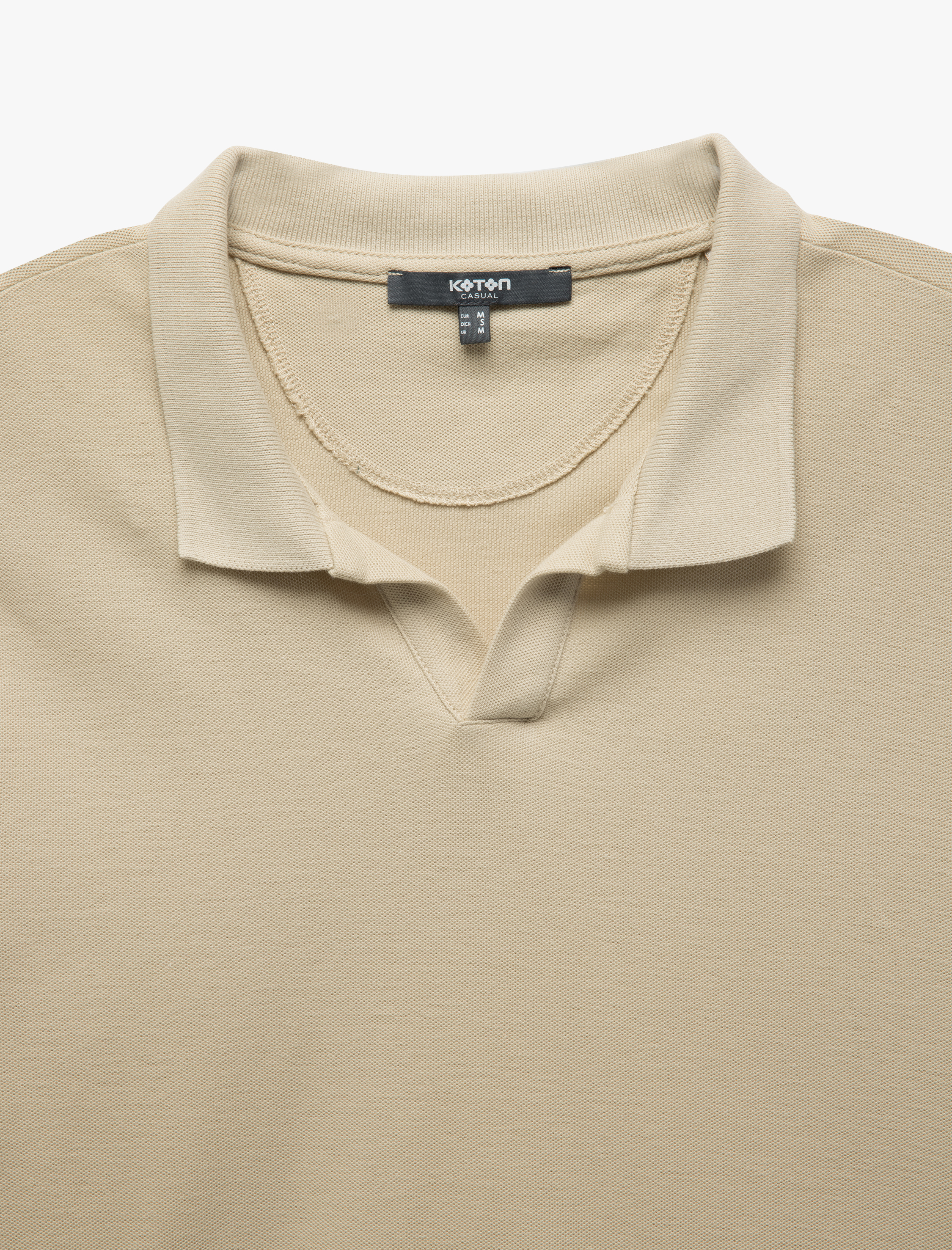   Pamuklu Kısa Kollu Pike Kumaş Polo Yaka Slim Fit Tişört