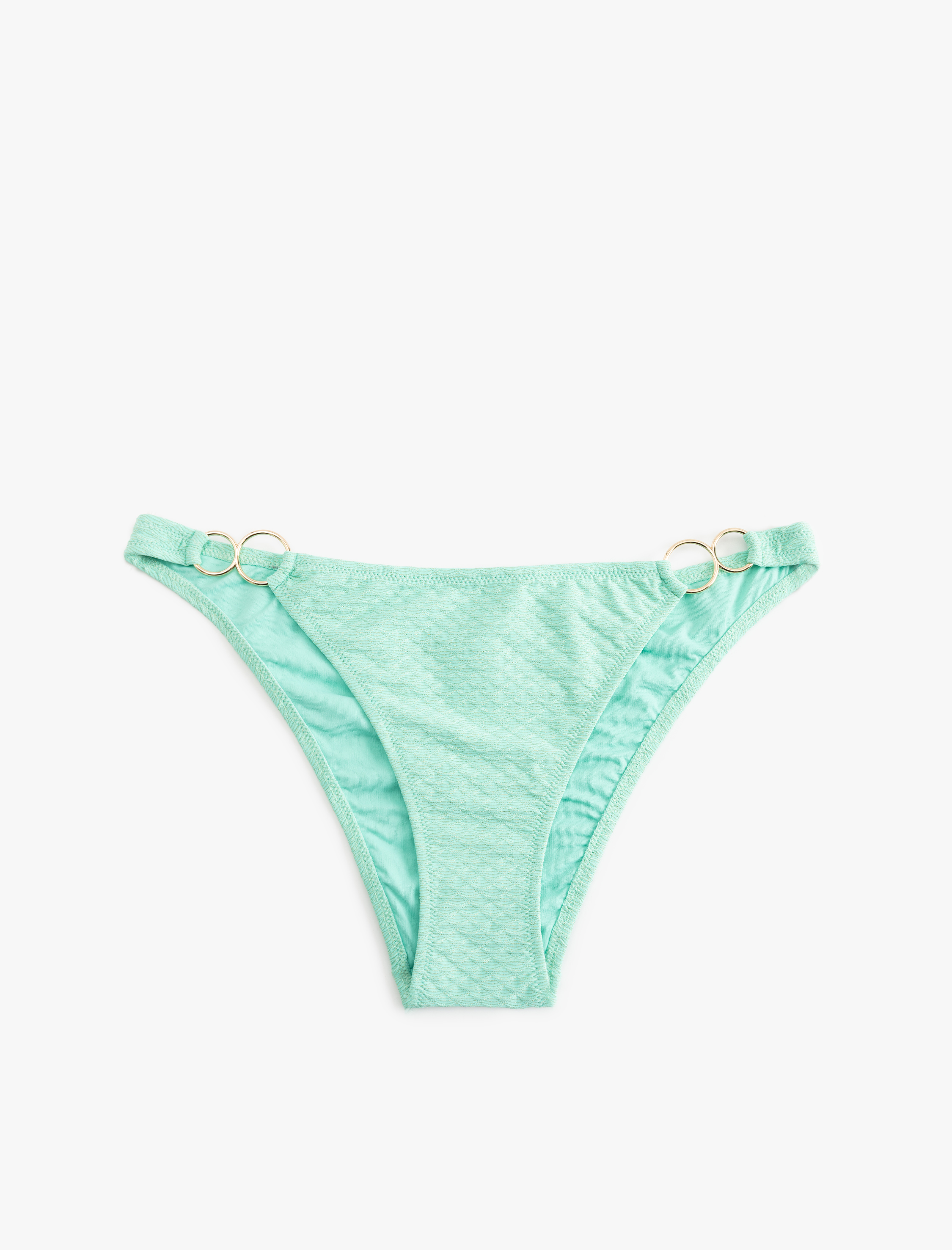 Koton Kadın Astarlı Aksesuar Detaylı Dokulu Bikini Altı -1