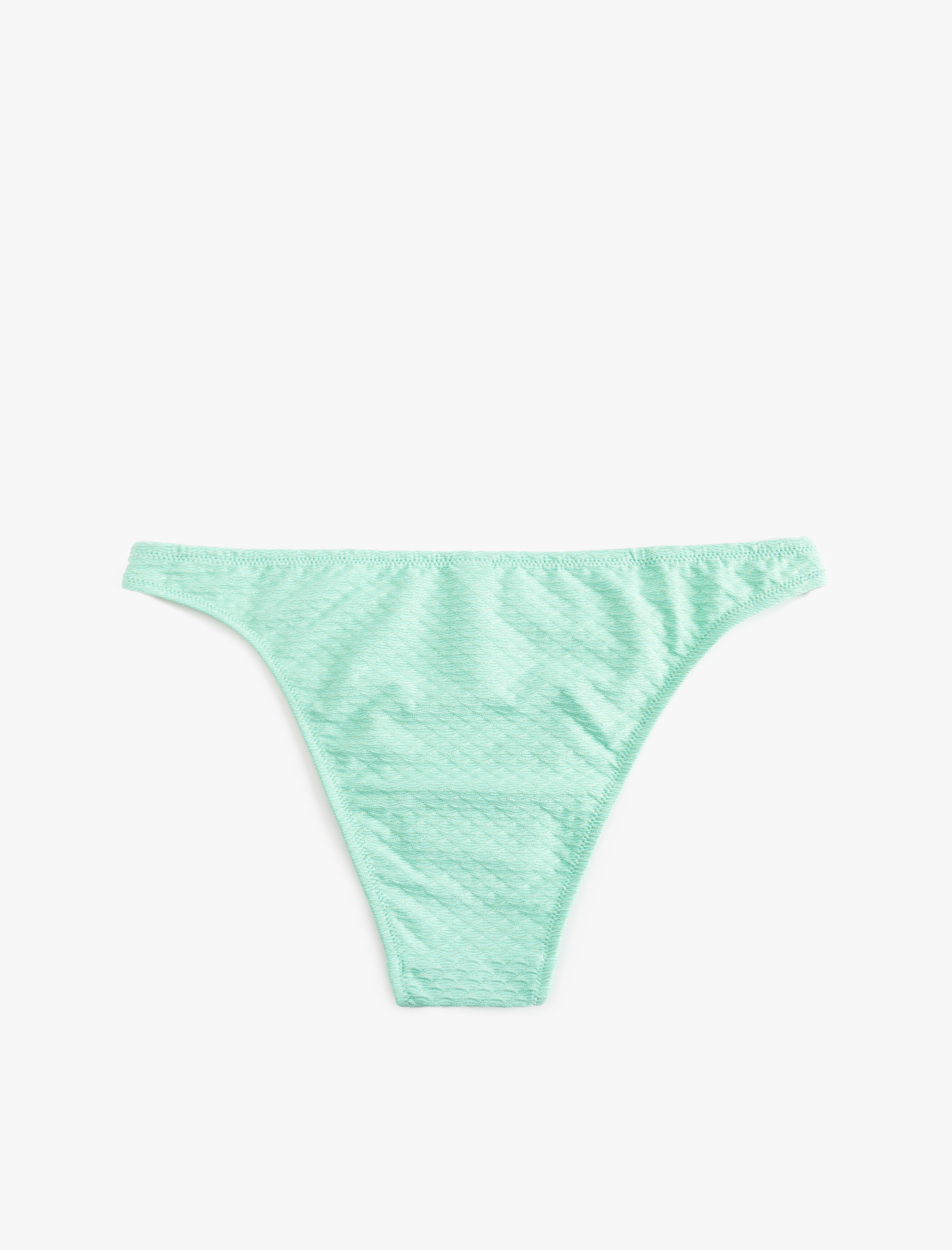   Aksesuar Detaylı Dokulu Bikini Altı