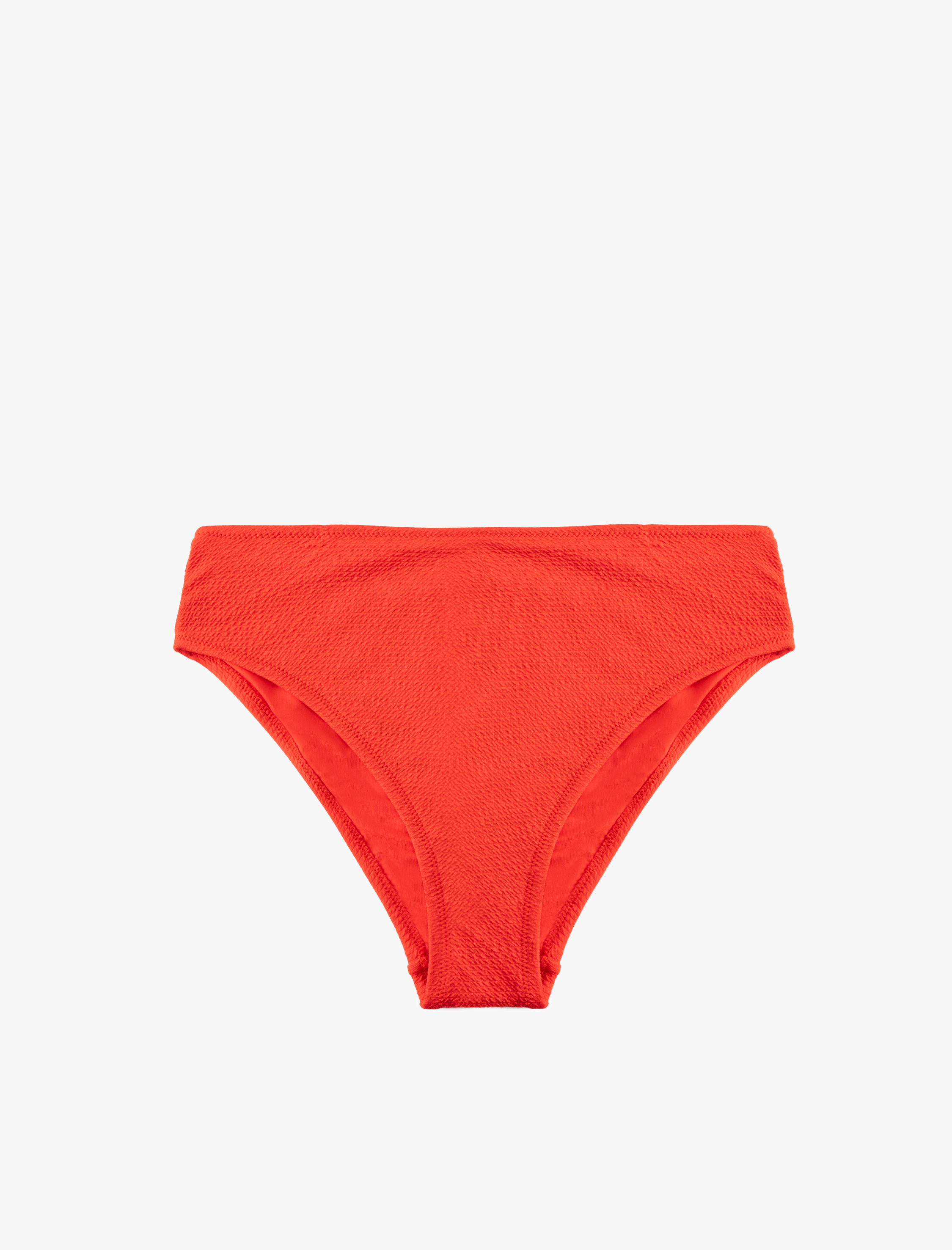 Koton Kadın Astarlı Yüksek Bel Dokulu Bikini Altı -1