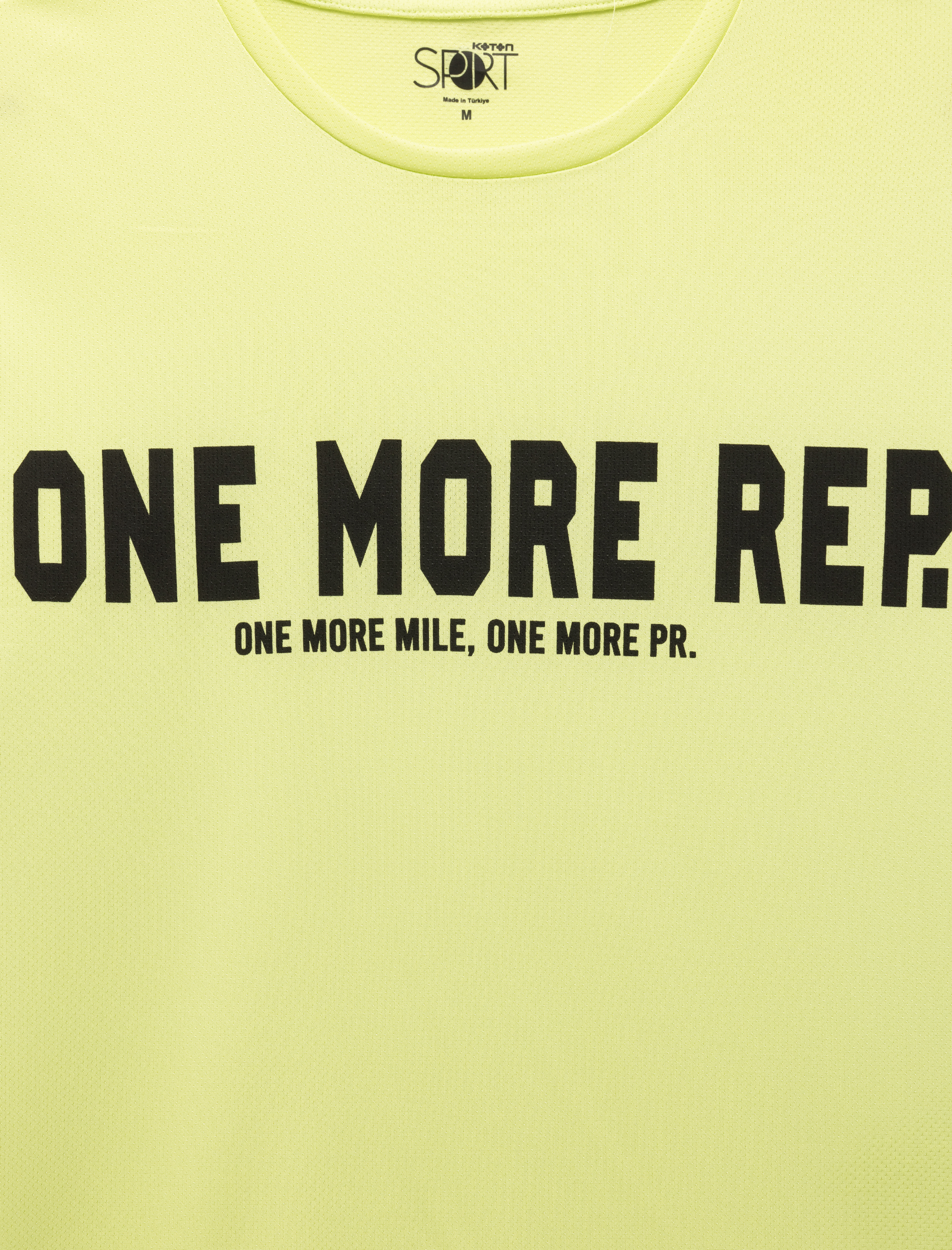   Baskılı Kısa Kollu Bisiklet Yaka Oversize Spor Tişört