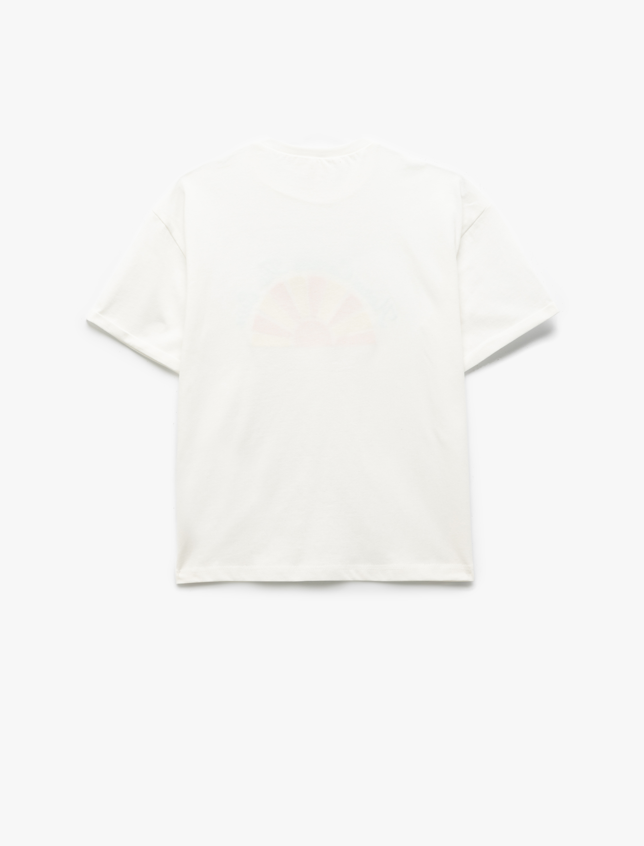  Kız Çocuk İşlemeli Bisiklet Yaka Pamuklu Kısa Kollu Tişört