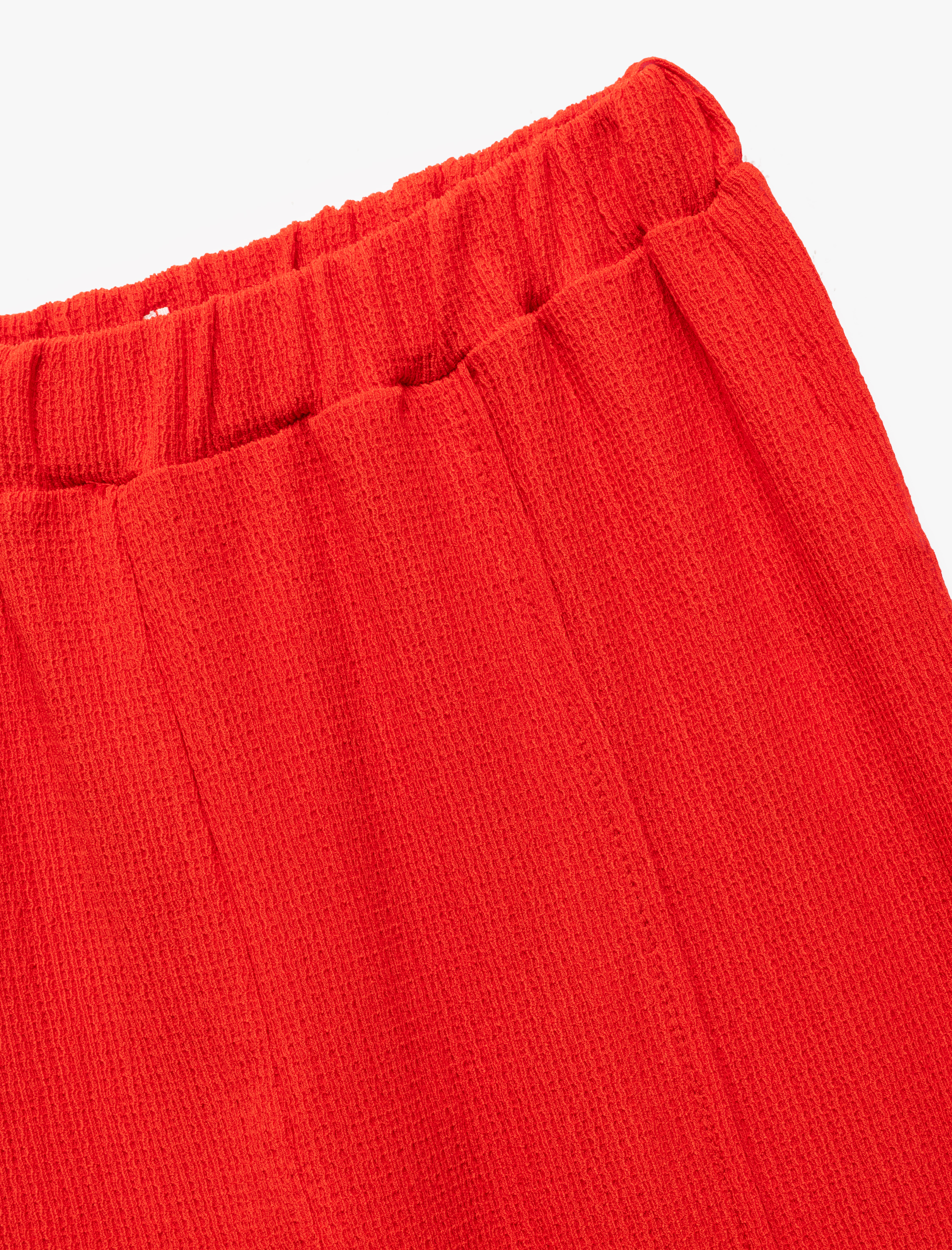  Kız Çocuk Beli Lastikli Bürümcük Geniş Paça  Pantolon