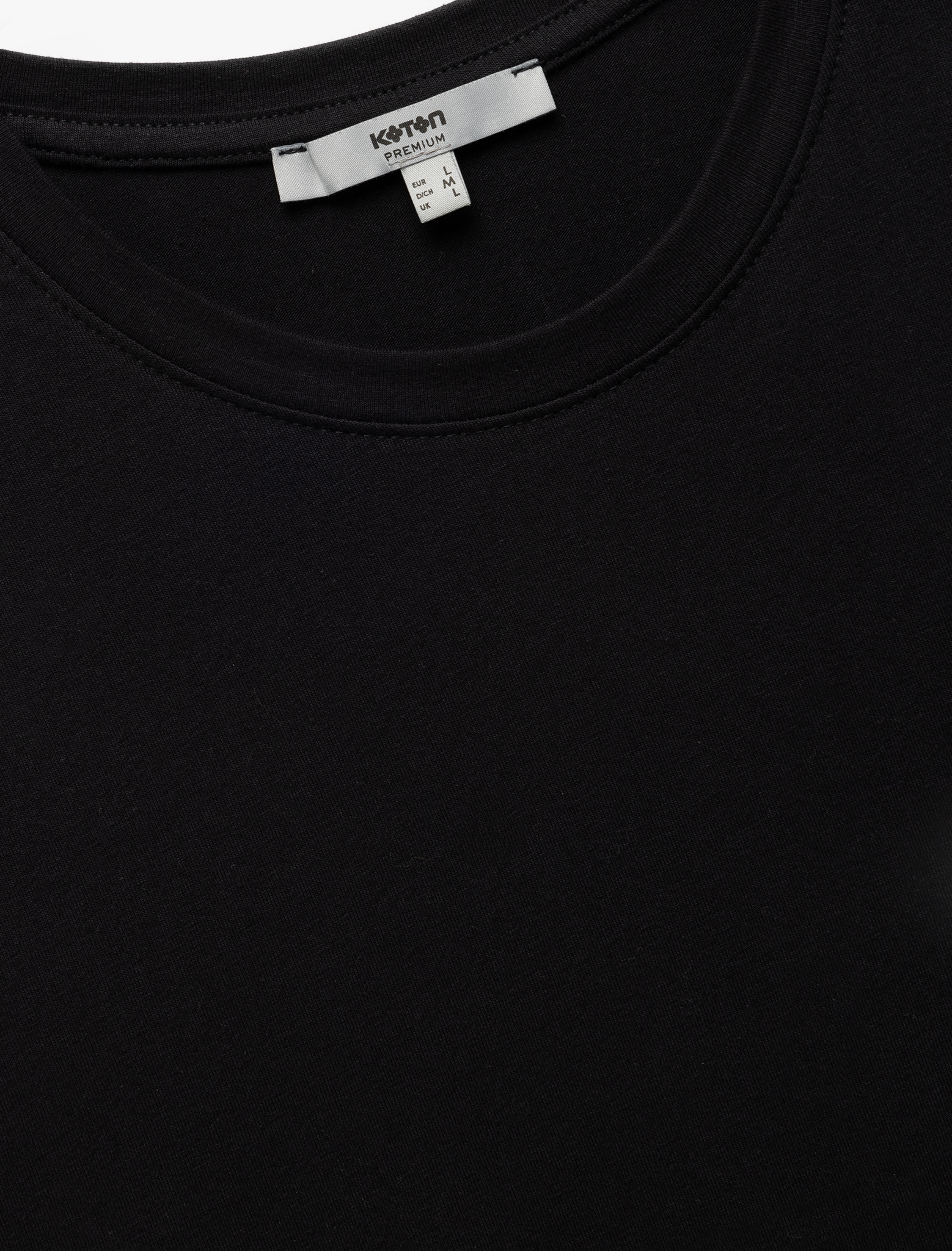   Pamuklu Kısa Kollu Slim Fit Bisiklet Yaka Erkek Basic Tişört