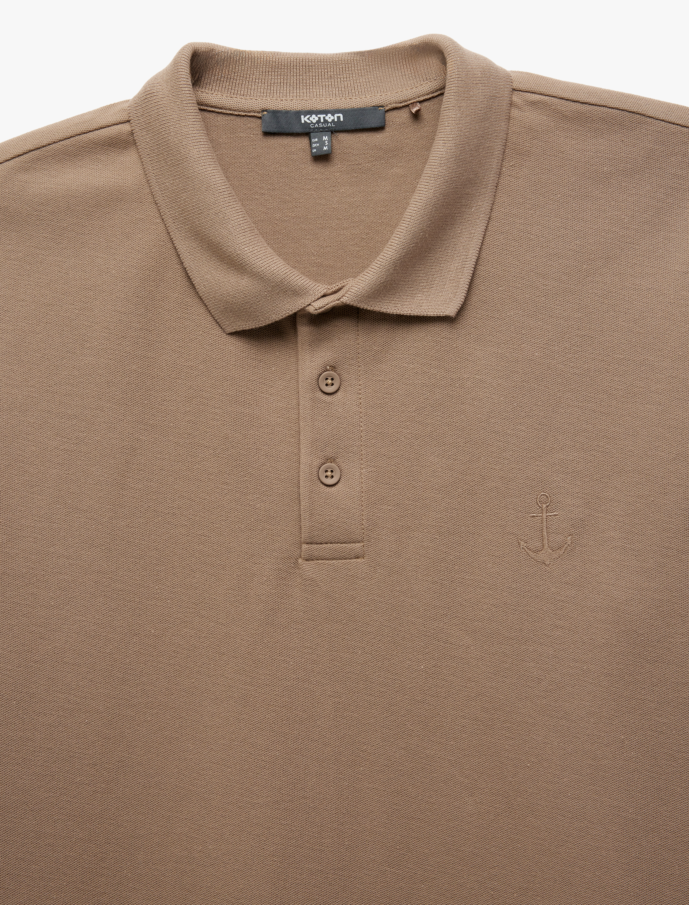   Slim Fit Pamuklu Pike Kumaş Polo Yaka Kısa Kollu Tişört