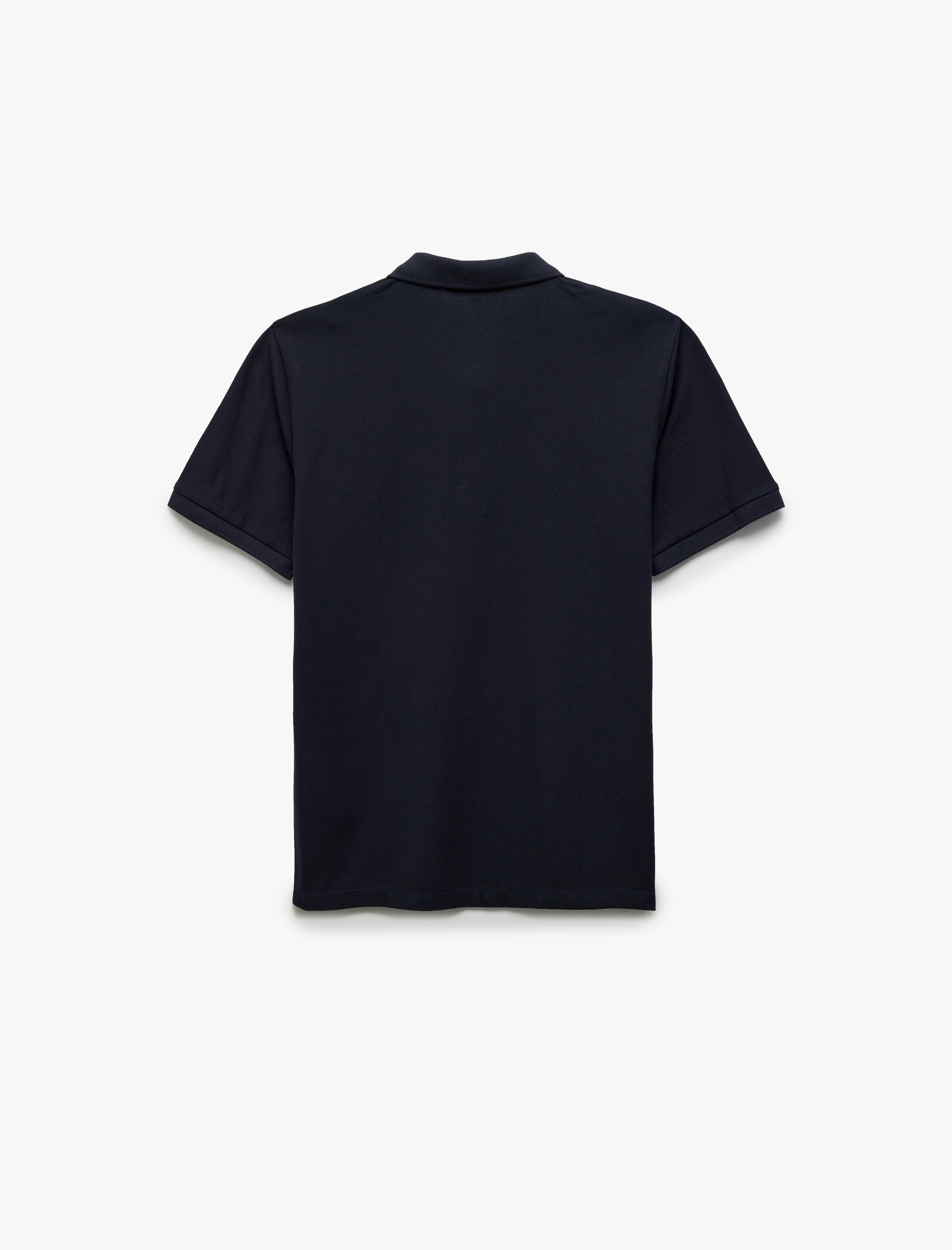   Slim Fit Pamuklu Pike Kumaş Polo Yaka Kısa Kollu Tişört