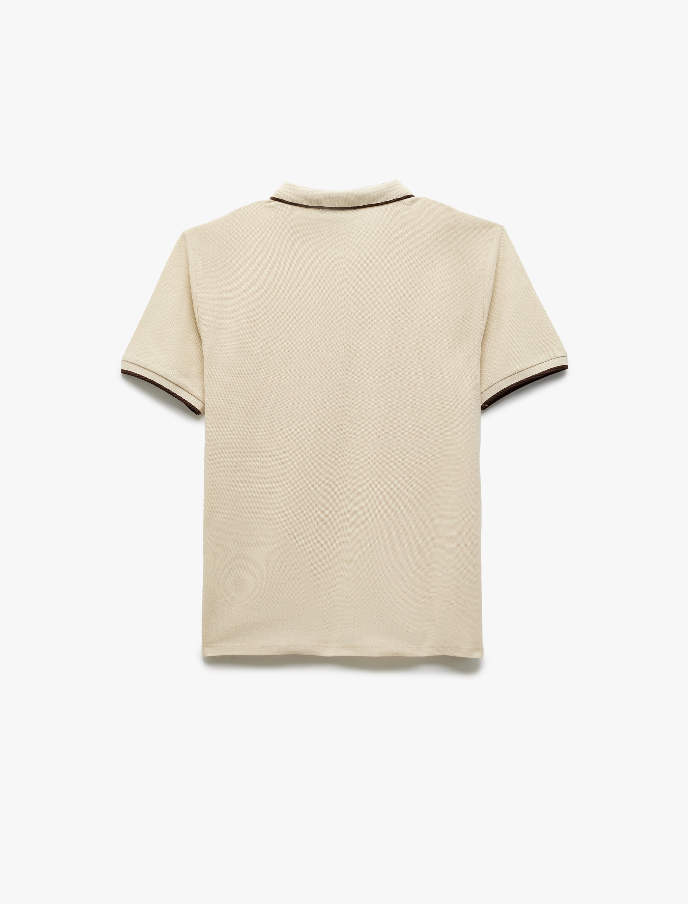   Pamuklu Cep Detaylı Pike Kumaş Slim Fit Polo Yaka Tişört