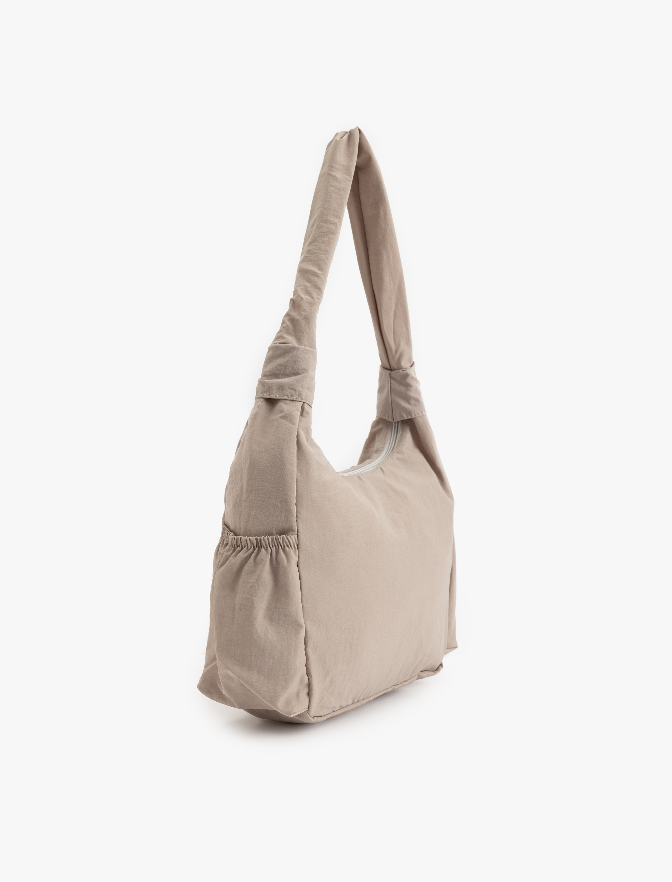  Kadın Cep Detaylı Fermuarlı Omuz Çantası