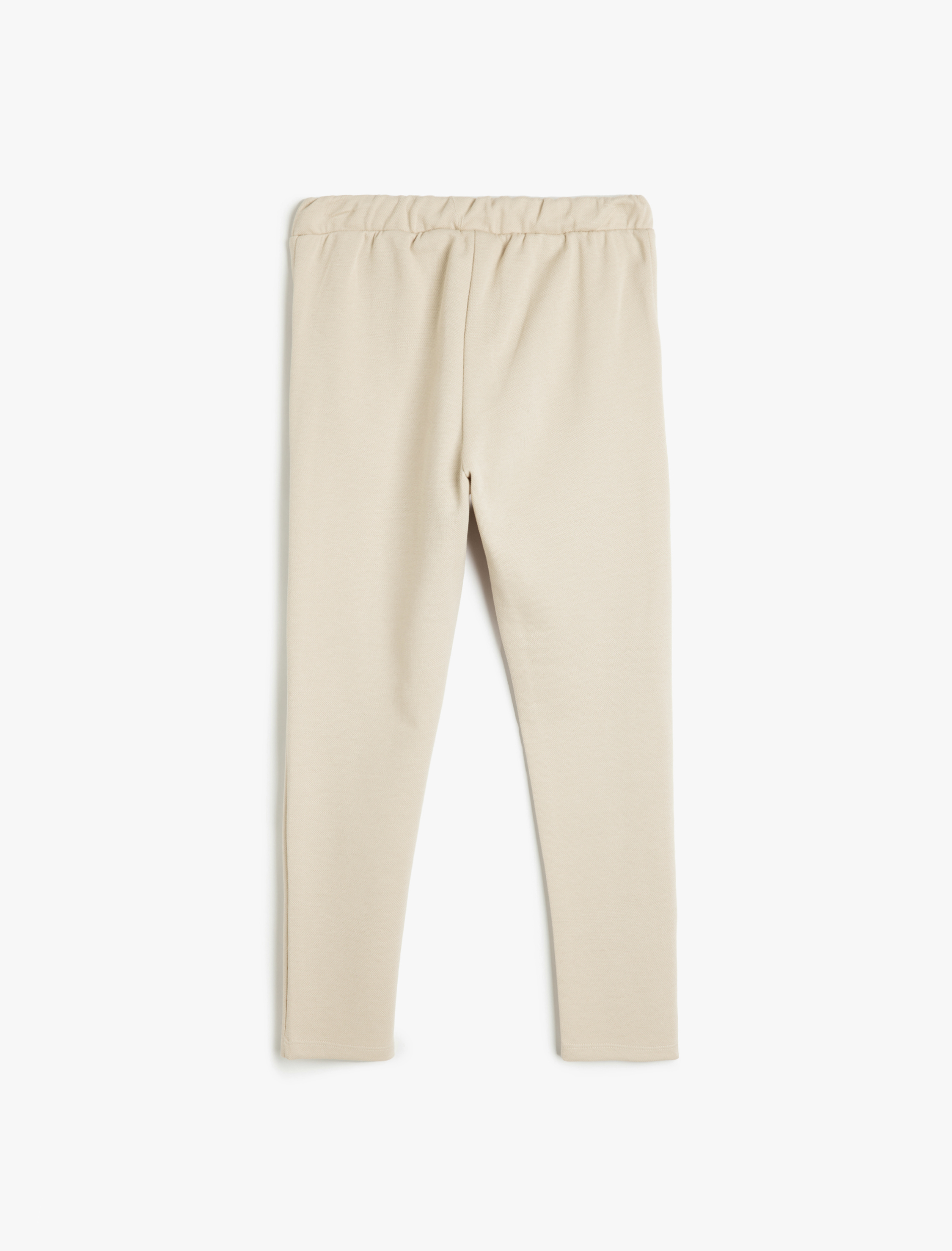  Erkek Çocuk Fermuar Detaylı Bel Bağcıklı Pantolon Görünümlü Eşofman Altı