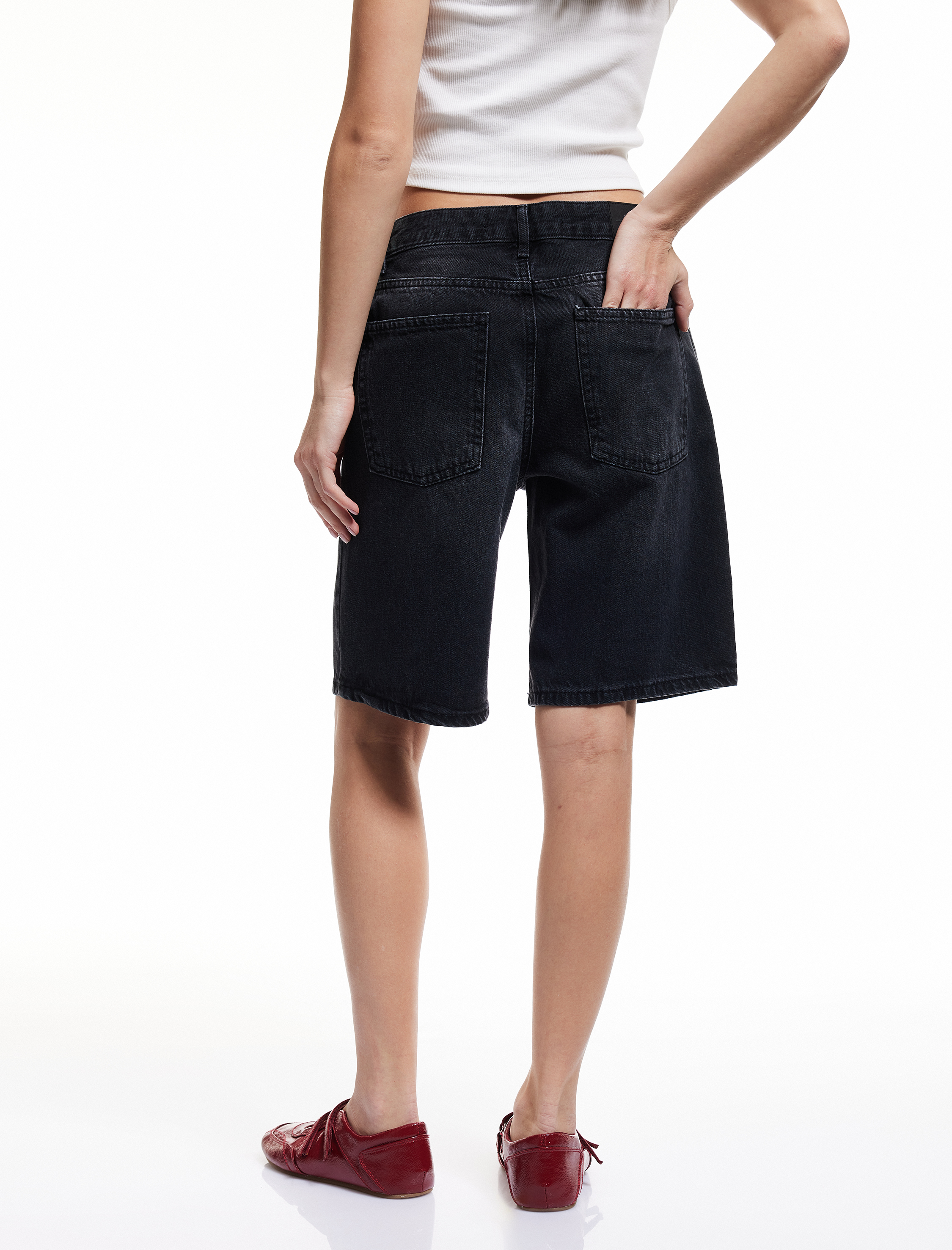   Rahat Kesim Normal Bel Denim Şort