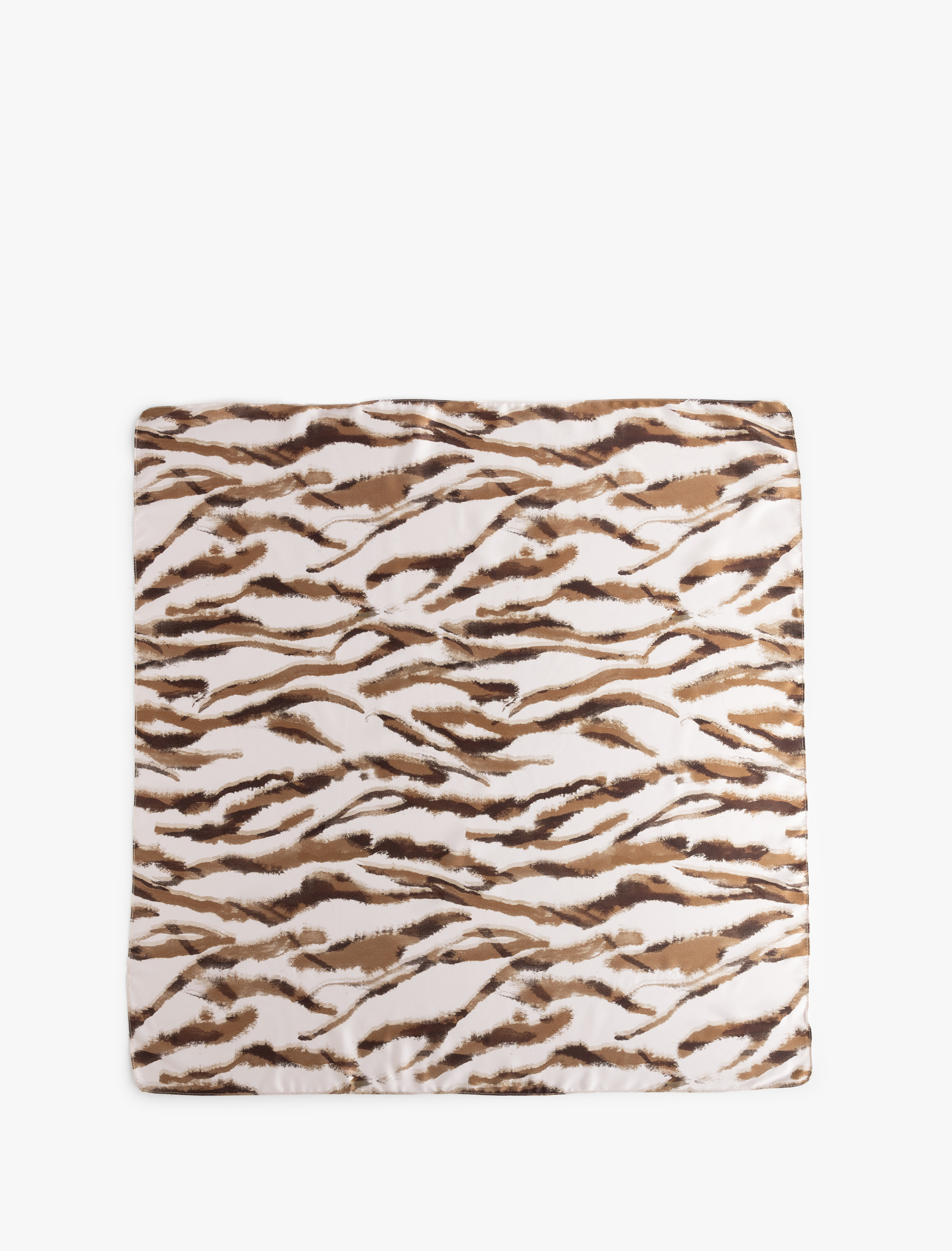  Kadın Leopar Desenli Kare Şal