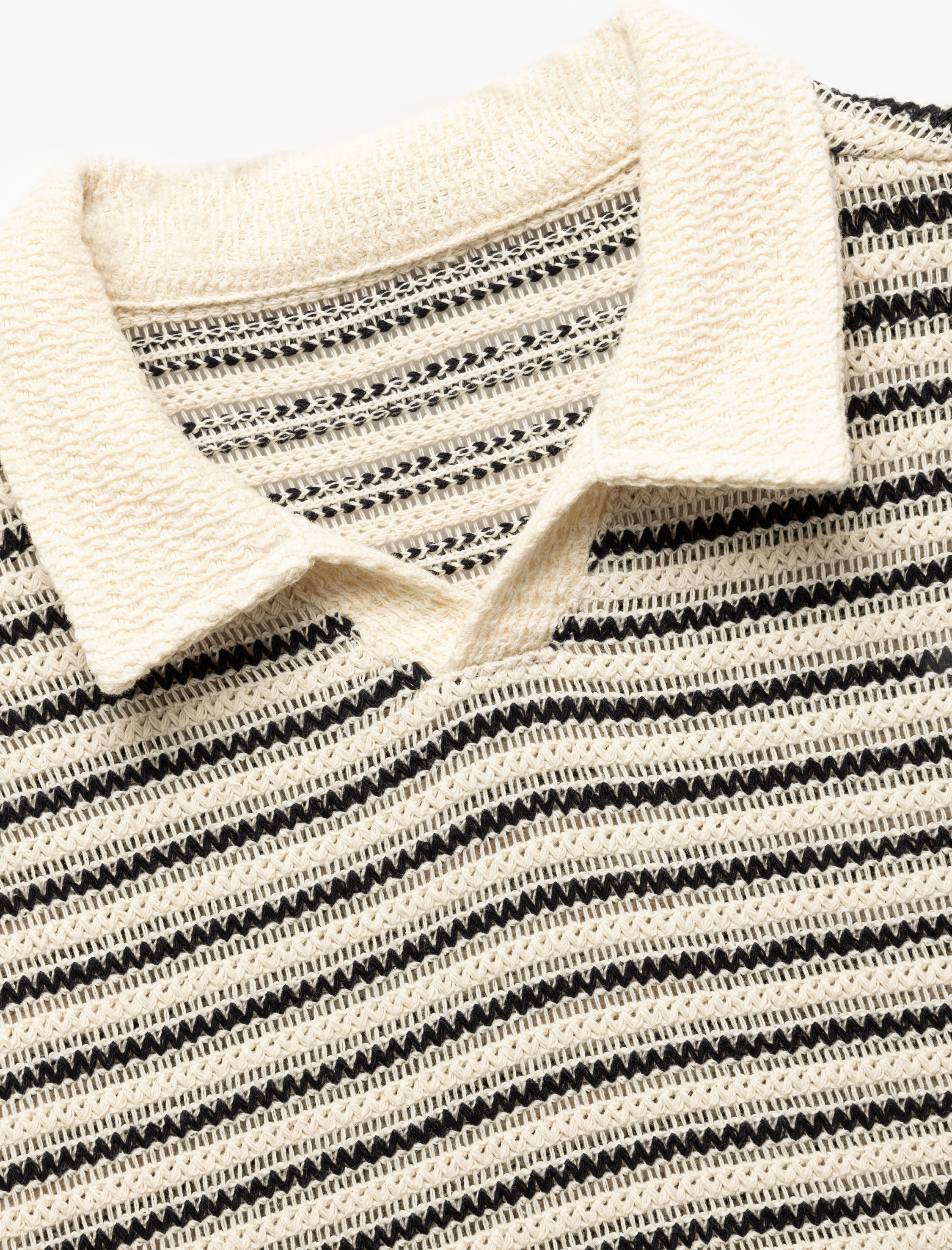  Erkek Çocuk Oversize Ajurlu Kısa Kollu Pamuklu Triko Polo Yaka Tişört