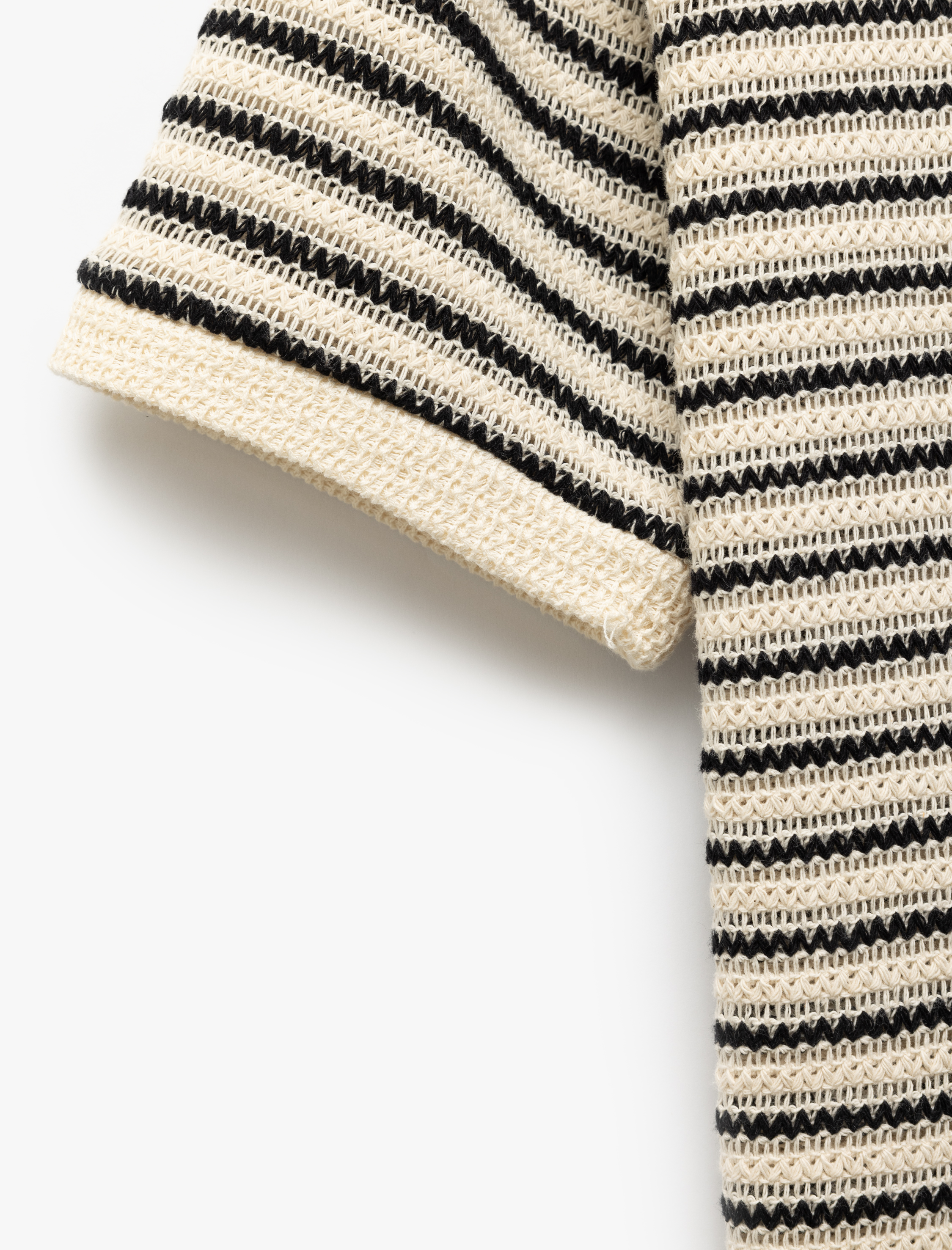  Erkek Çocuk Oversize Ajurlu Kısa Kollu Pamuklu Triko Polo Yaka Tişört