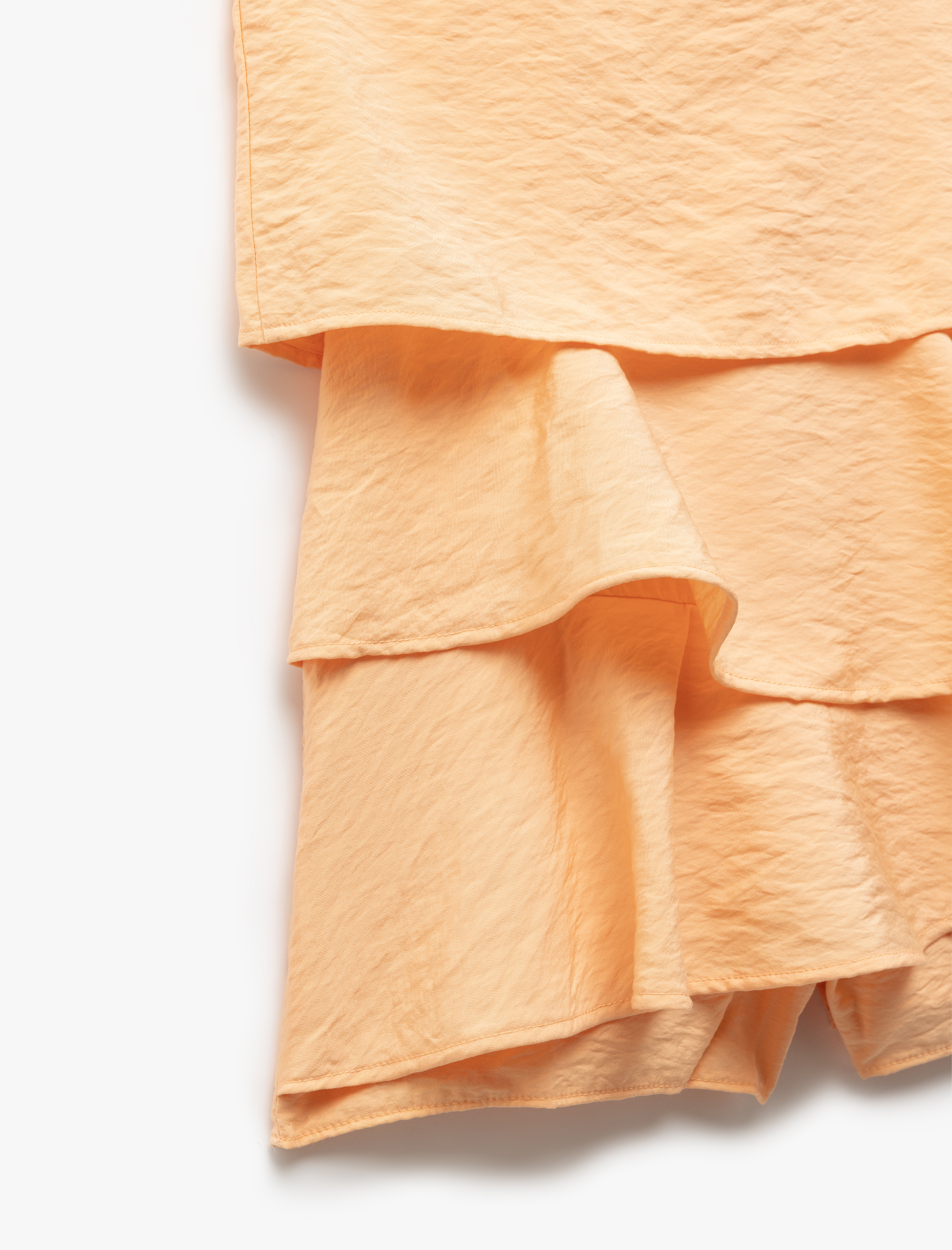  Kız Çocuk Pileli Kolsuz Bisiklet Yaka Viskon Tulum