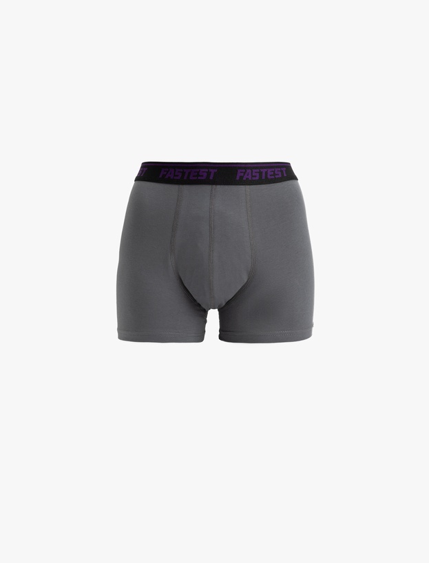 Baskılı 3'lü Pamuklu Boxer Set_3