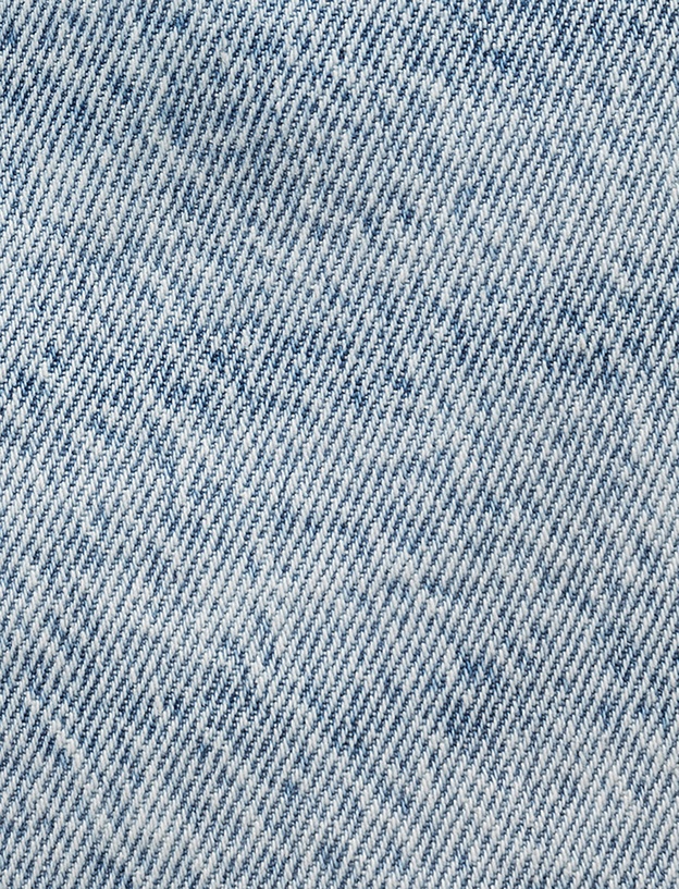 Pamuklu Cepli Loose Fit Jean Pantolon - Steve Jean_8