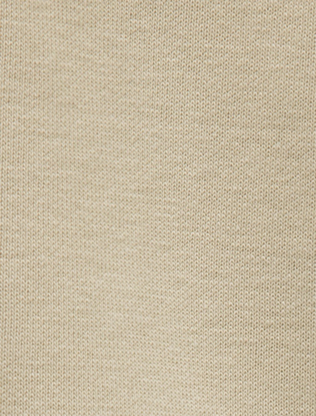Bisiklet Yaka Dikiş Detaylı Şardonlu Pamuk Karışımlı Basic Sweatshirt_6