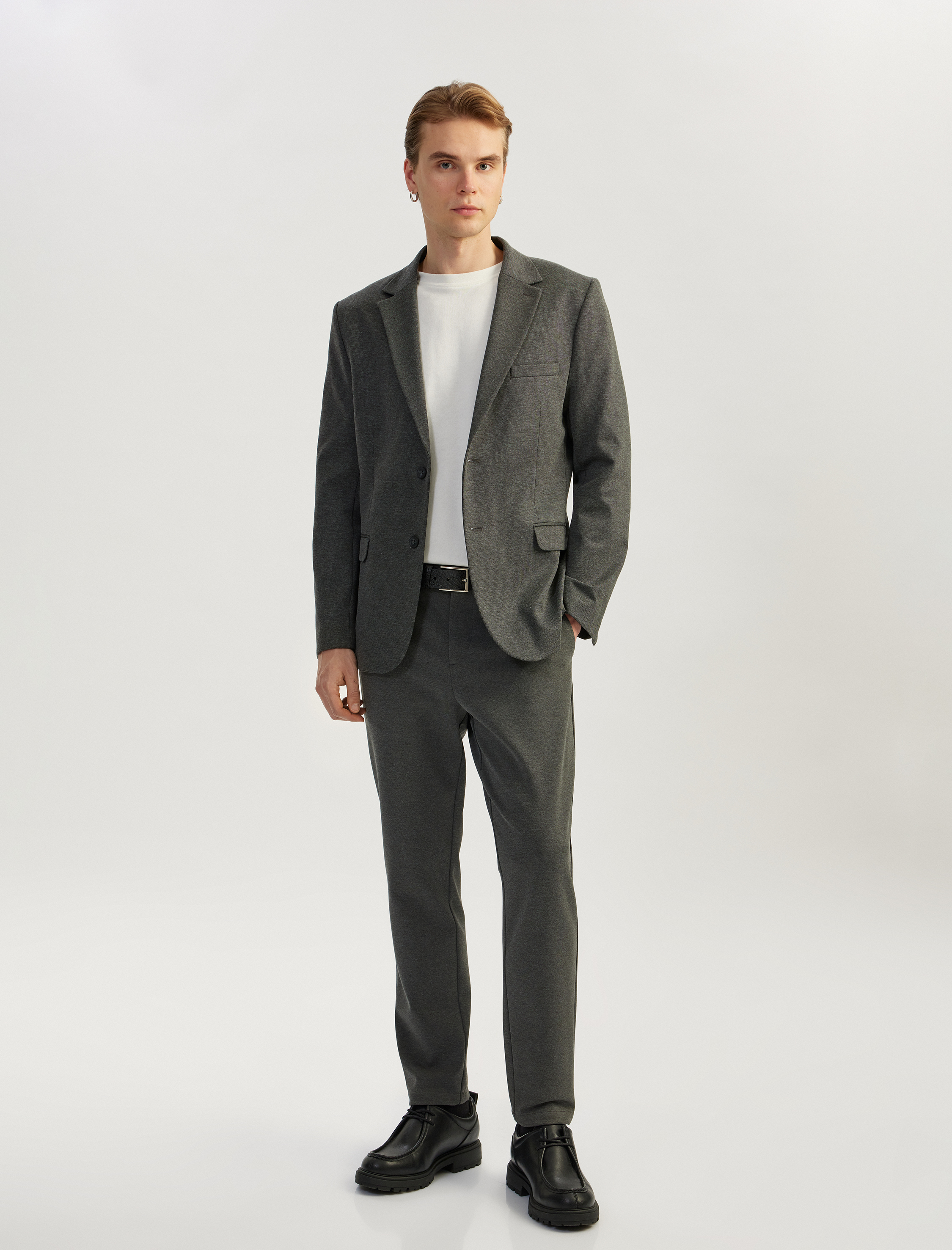 Tapered Chino Cep Detaylı Slim Fit Kumaş Pantolon