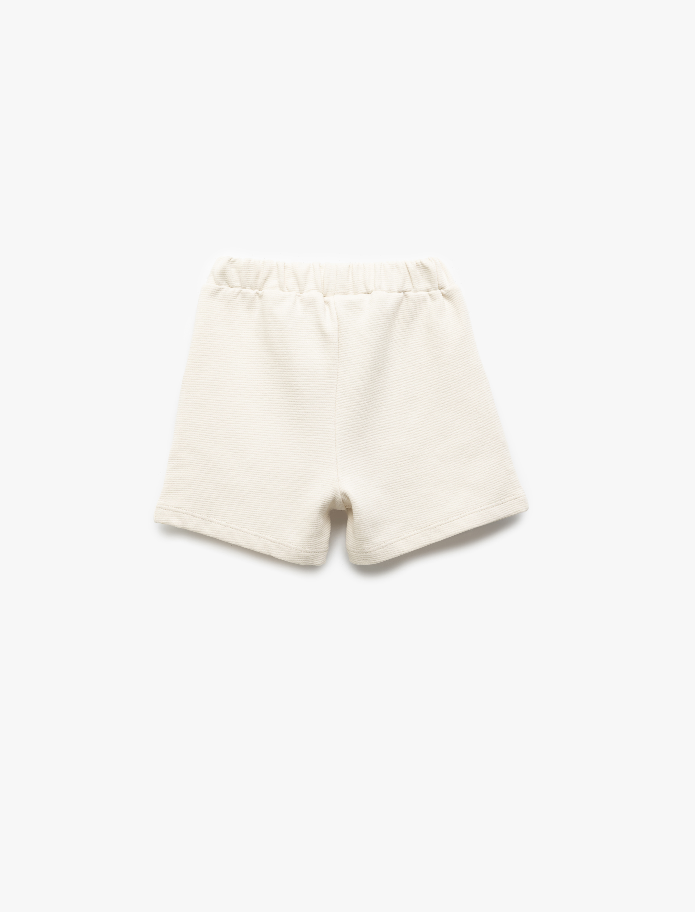 Erkek Bebek Pamuklu Beli Bağcıklı Cep Detaylı Basic Şort