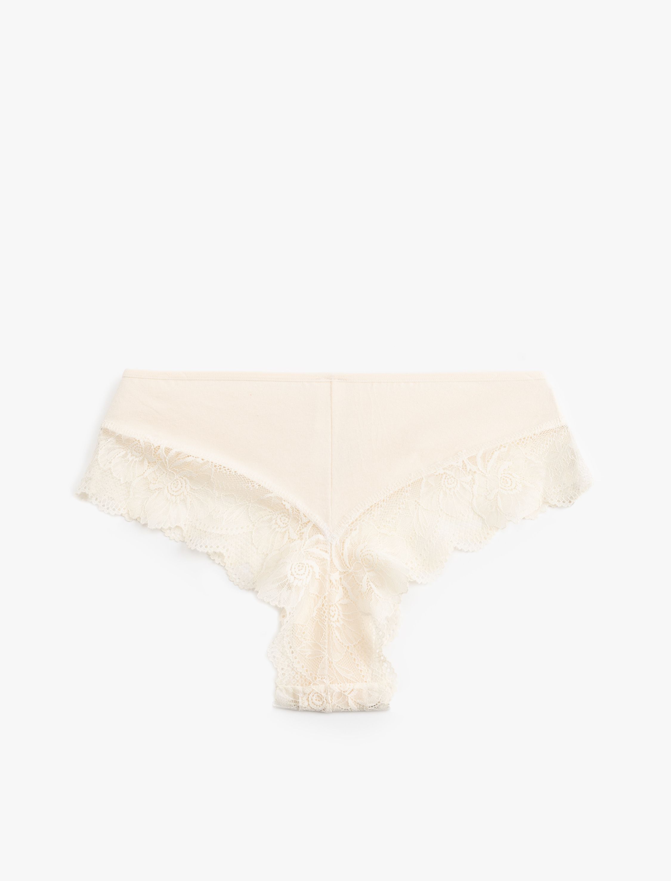   Pamuklu Baskı Detaylı Dantelli Brazilian Kadın Külot