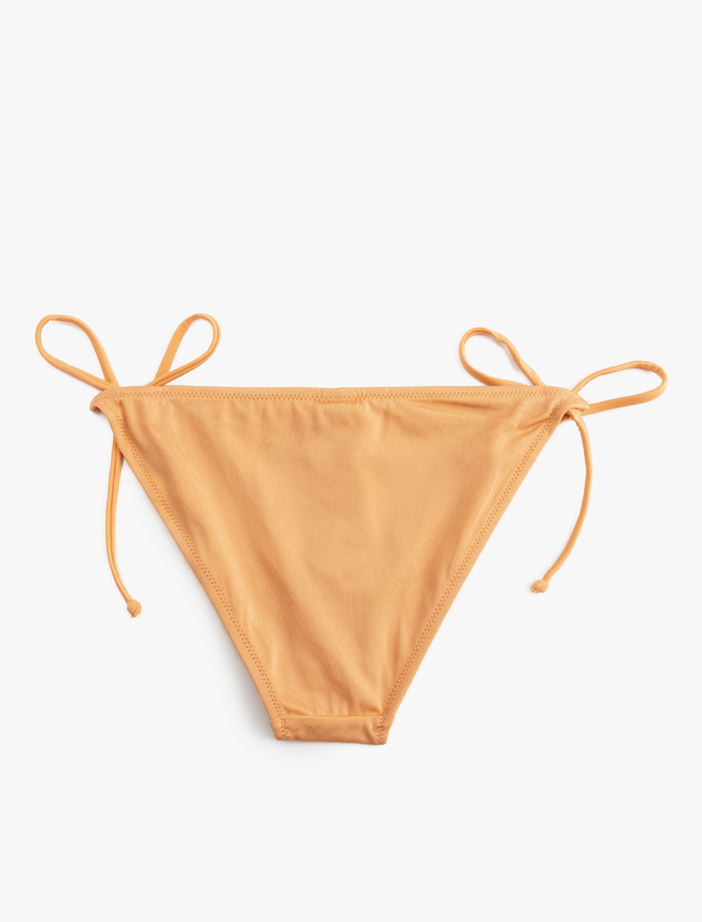   Parlak Yanları Bağlamalı İpli Bikini Altı