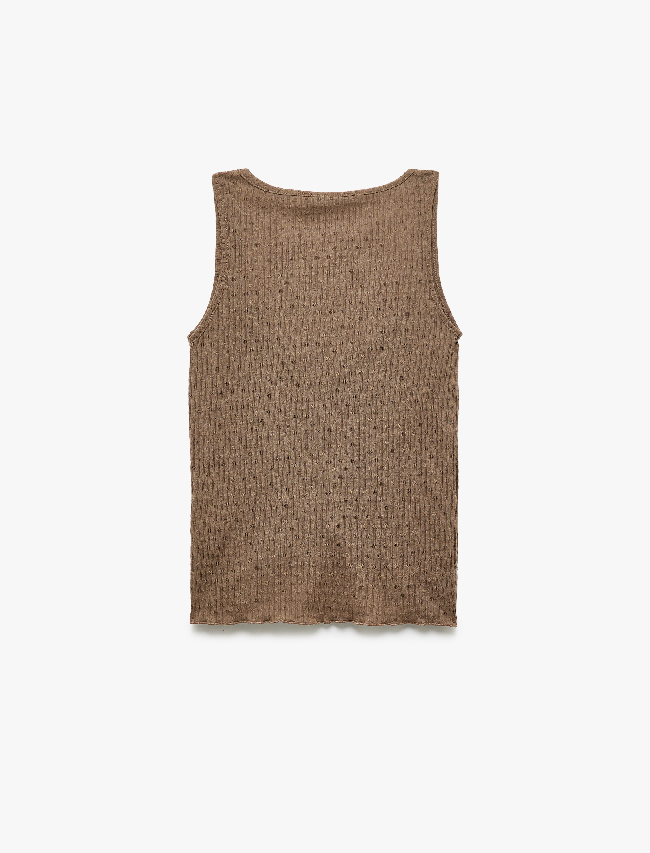   Kolsuz Dokulu Krep Kumaş Derin U Yaka Pijama Üstü