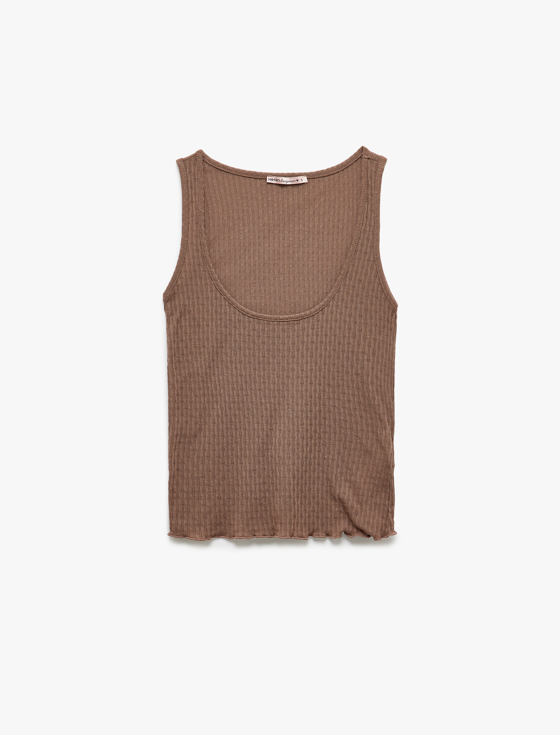   Kolsuz Dokulu Krep Kumaş Derin U Yaka Pijama Üstü