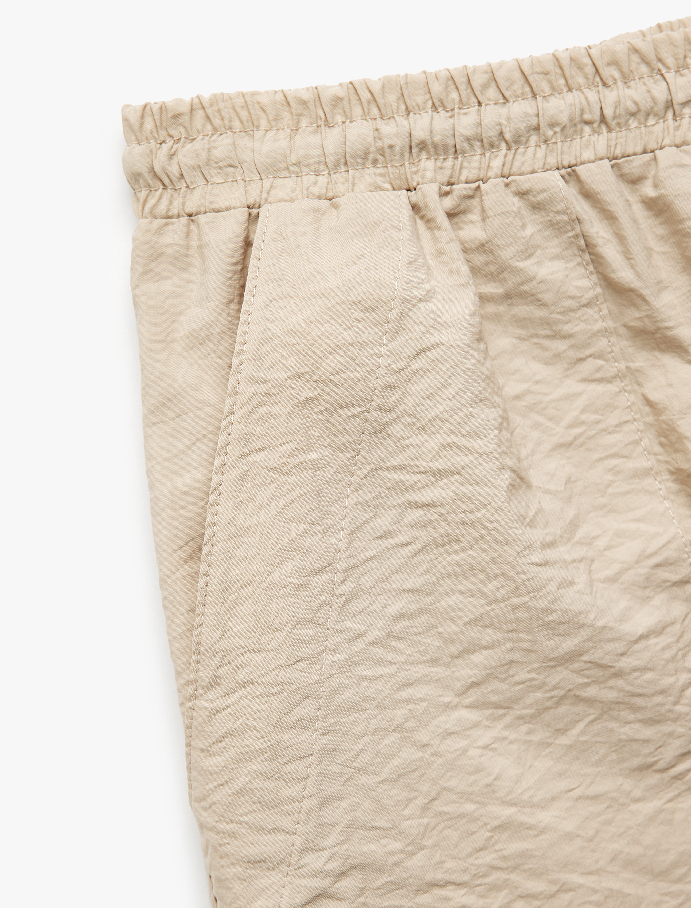   Beli Bağlamalı Cepli Balon Form Pantolon