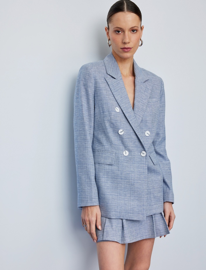  Standart Bel Kalın Pileli Mini Etek