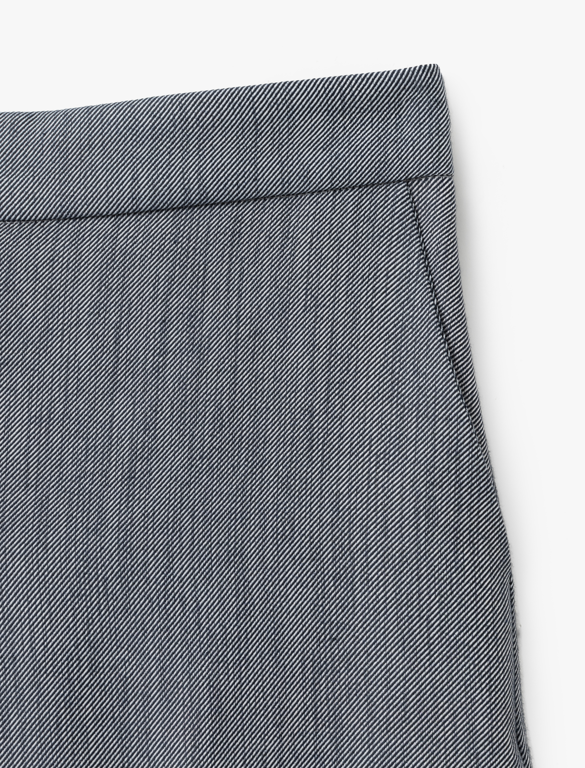   Cepli Düşük Bel Geniş Paça Kadın Kumaş Pantolon