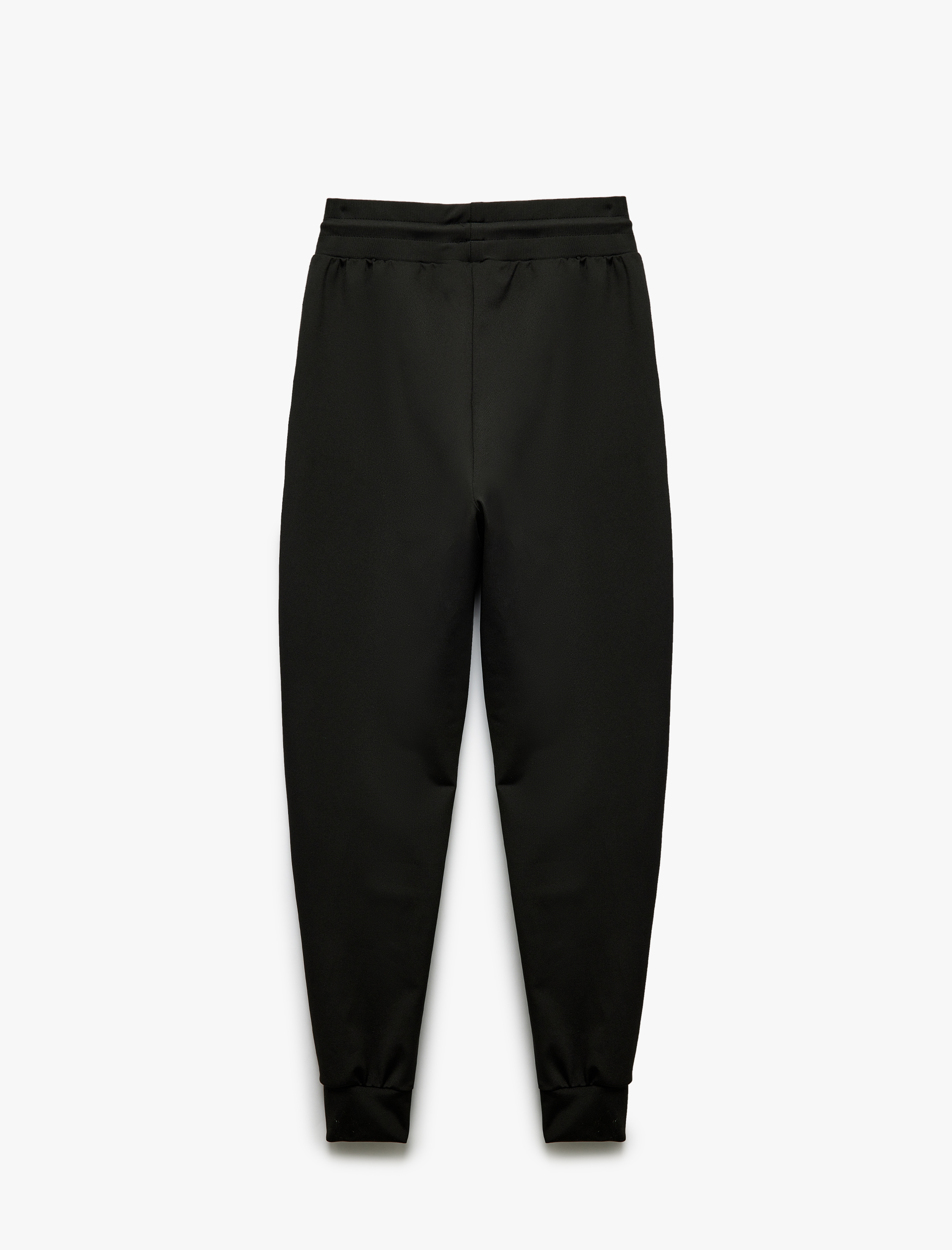   Yüksek Bel Rahat Kalıp Bağcıklı Cepli Jogger Eşofman Altı