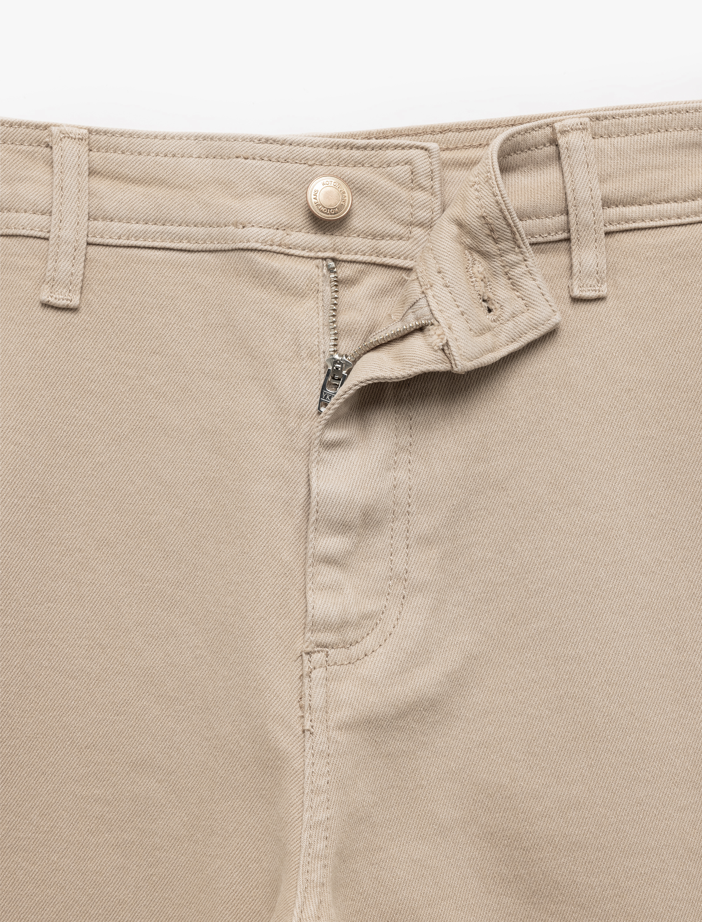   Pamuklu Geniş Kalıp Cepli Düğmeli Crop Geniş Paça Denim Pantolon - Culotte Jean