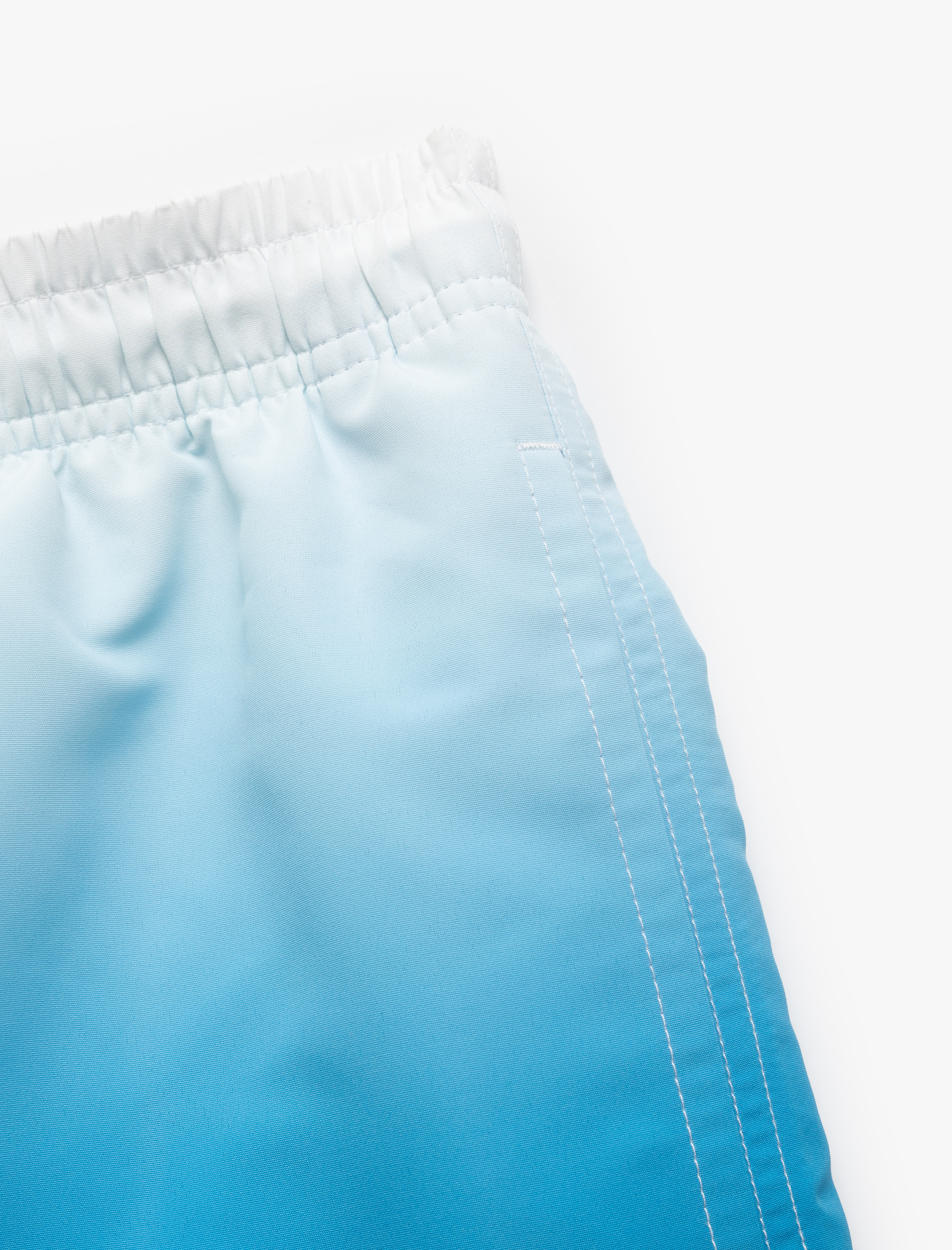   Oversize Desenli Cepli Beli Bağcıklı Deniz Şortu