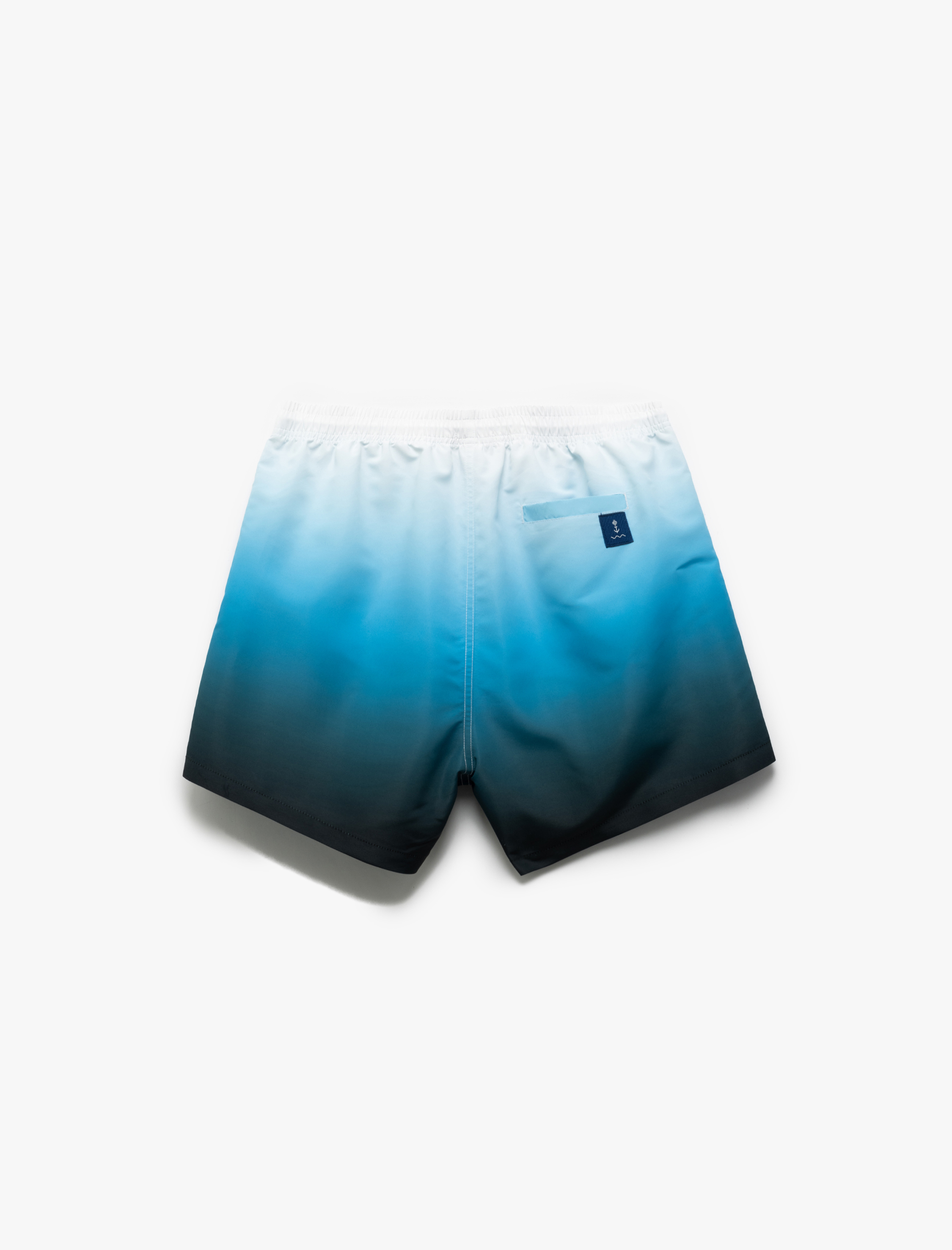   Oversize Desenli Cepli Beli Bağcıklı Deniz Şortu