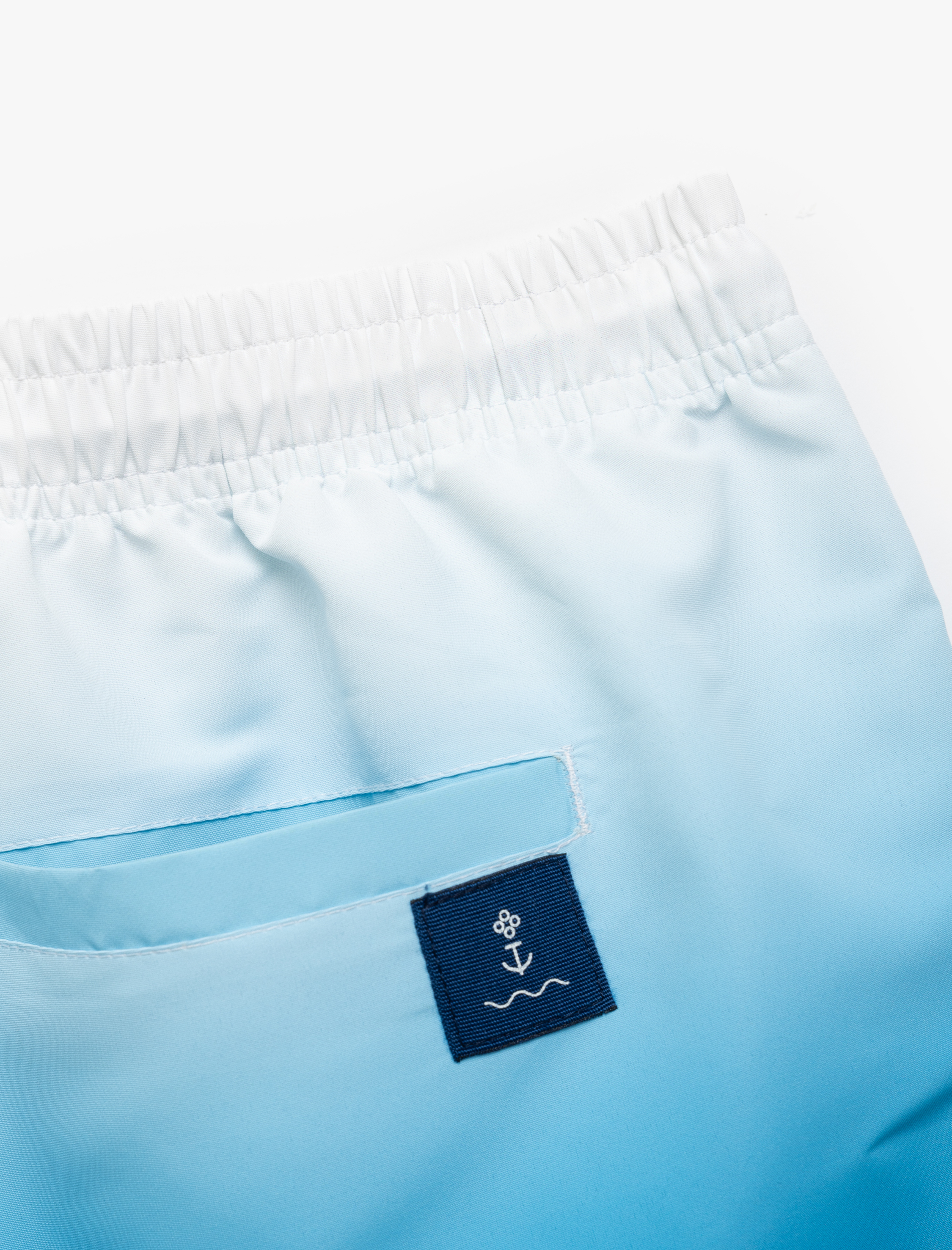   Oversize Desenli Cepli Beli Bağcıklı Deniz Şortu