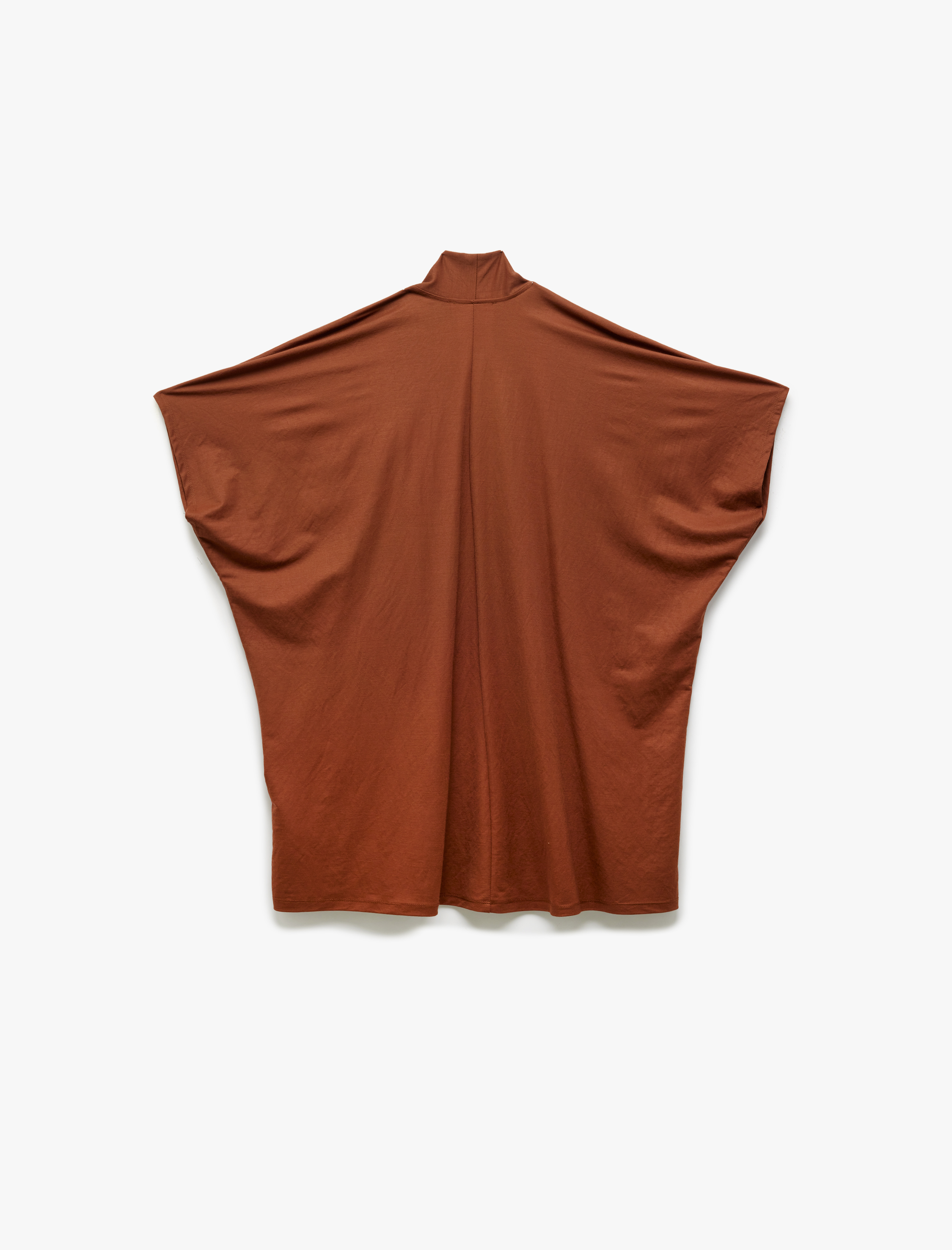   Viskon Kumaş Karışımlı Kısa Kollu Rahat Kalıp Kimono Ceket