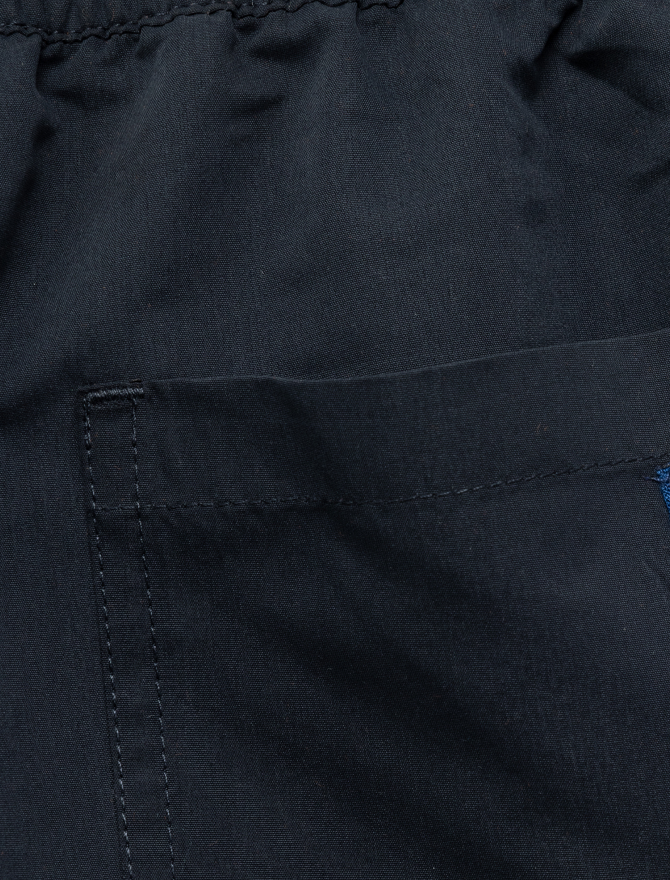   Şerit Detaylı Beli Bağcıklı Oversize Deniz Şortu