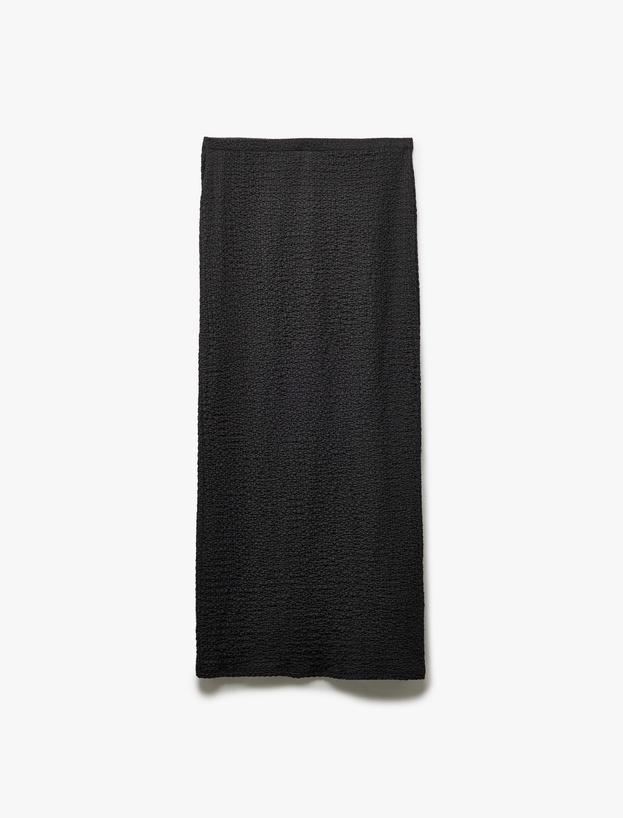 Standart Bel Slim Fit Dokulu Midi Boy Kalem Etek_2