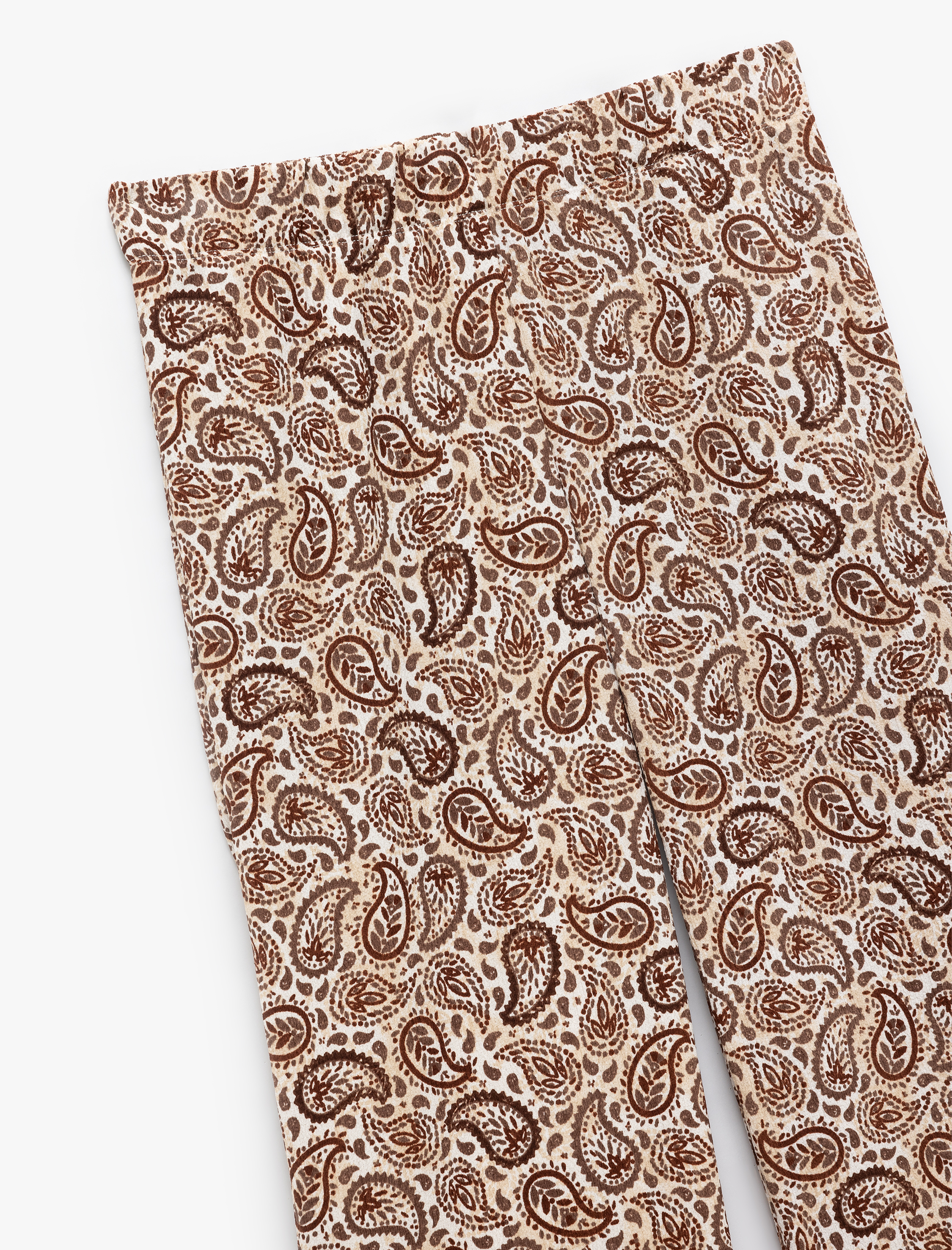   Beli Lastikli Rahat Kalıp Yüksek Bel Geniş Paça Yazlık Pantolon Bürümcük