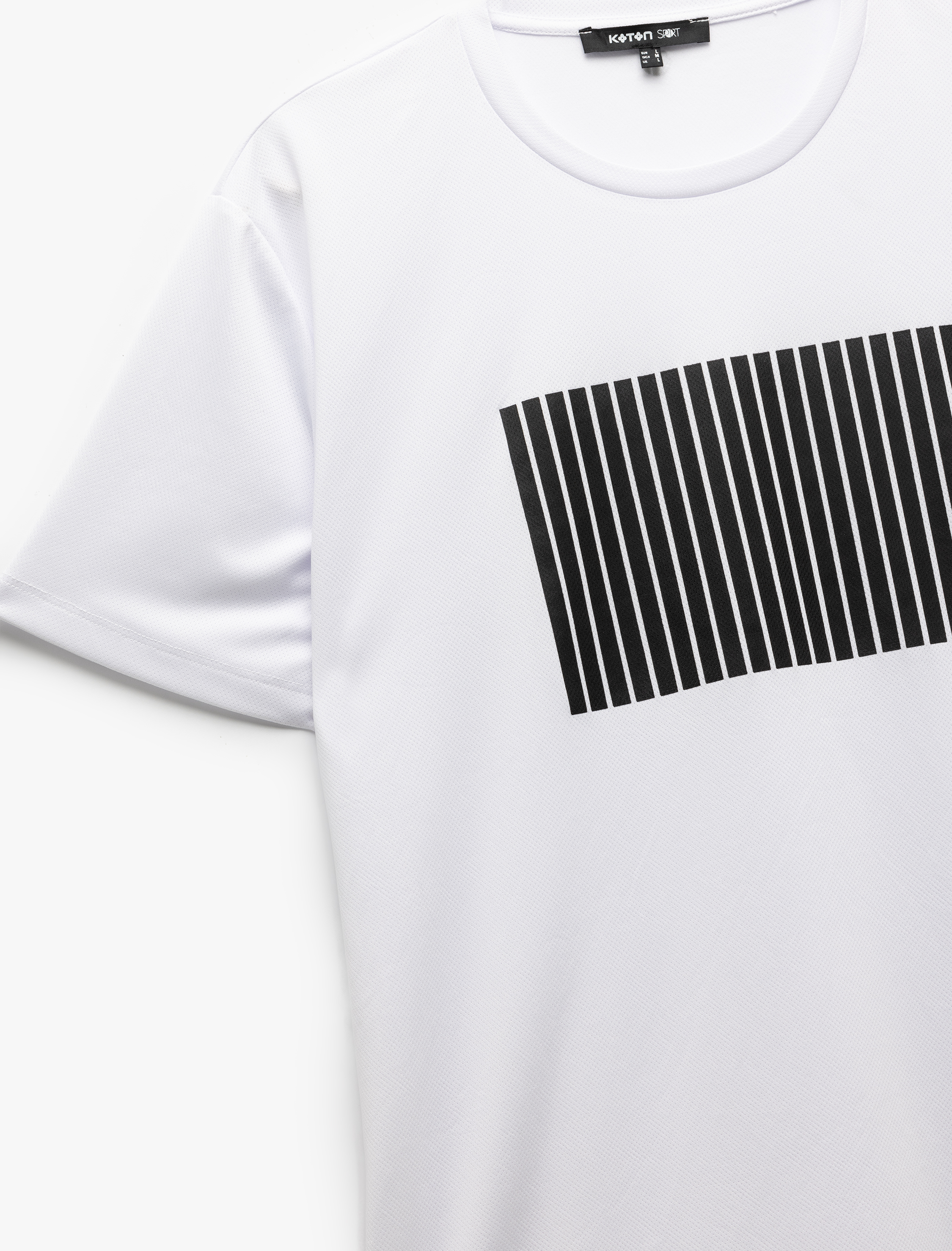   Baskılı Regular Fit Bisiklet Yaka Kısa Kollu Spor Tişört