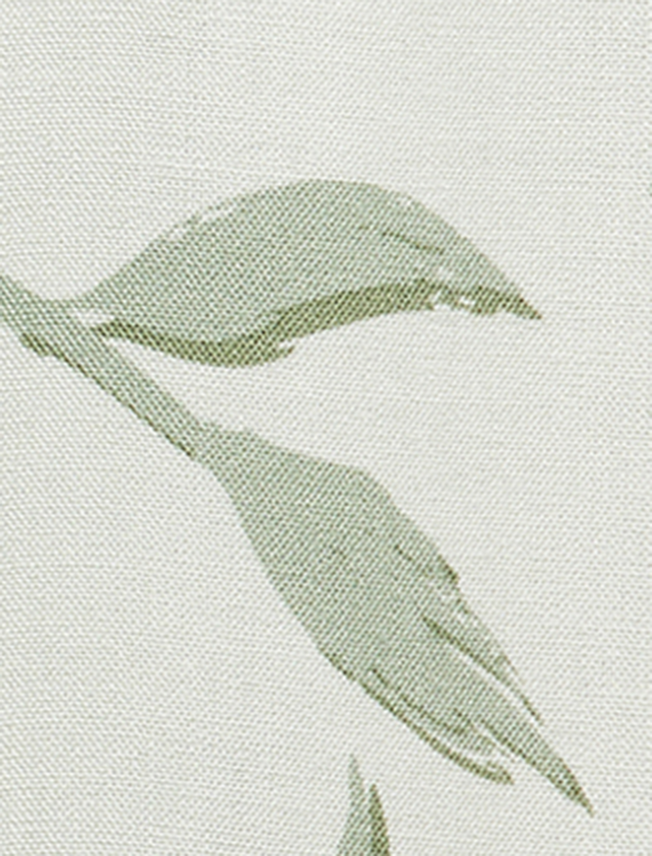 Viskon Regular Fit Kısa Kollu Yaprak Desenli Gömlek