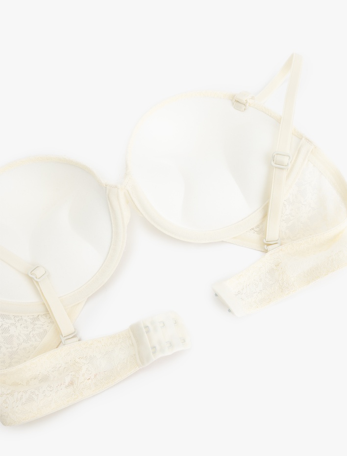  Dantelli Destekli Ekstra Dolgulu Sütyen